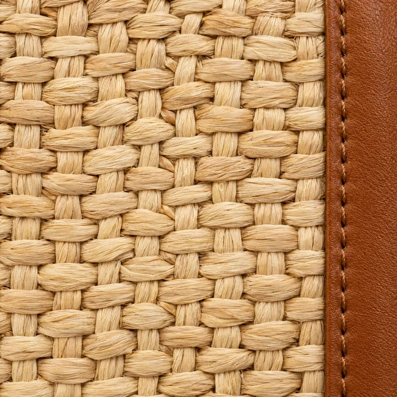 Raffia & Mixed Materials material texture — editorial illustration