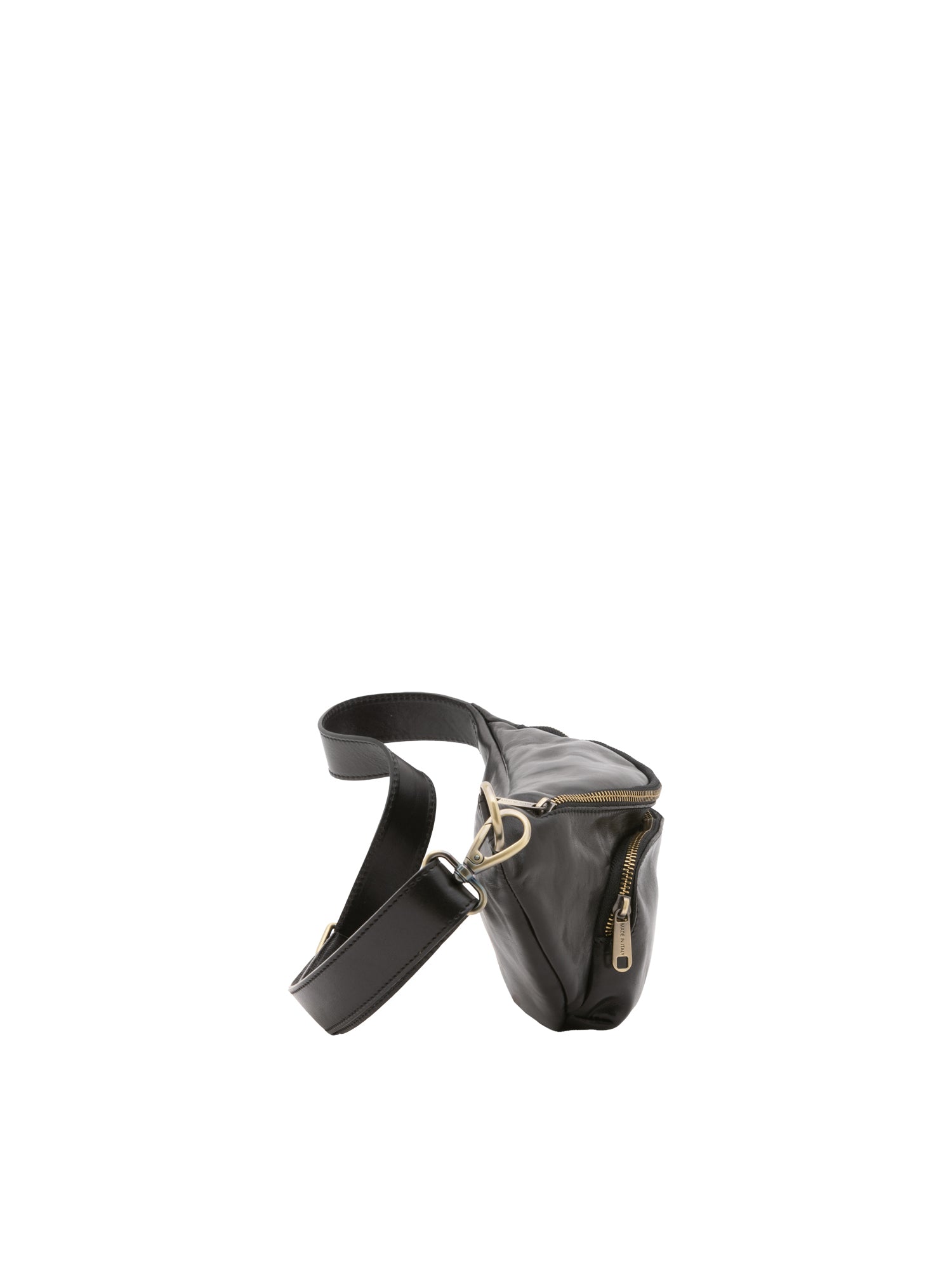 Belt bag I Fratelli Men Genuine leather -Rosso Nero