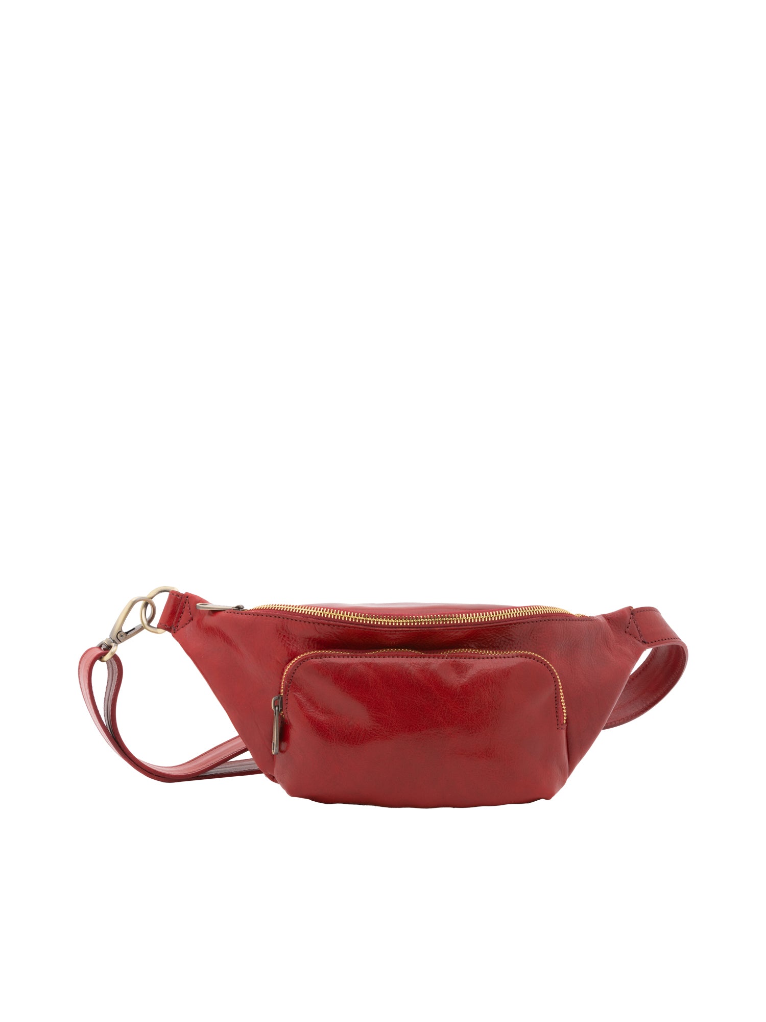 Belt bag I Fratelli Men Genuine leather -Rosso Rosso