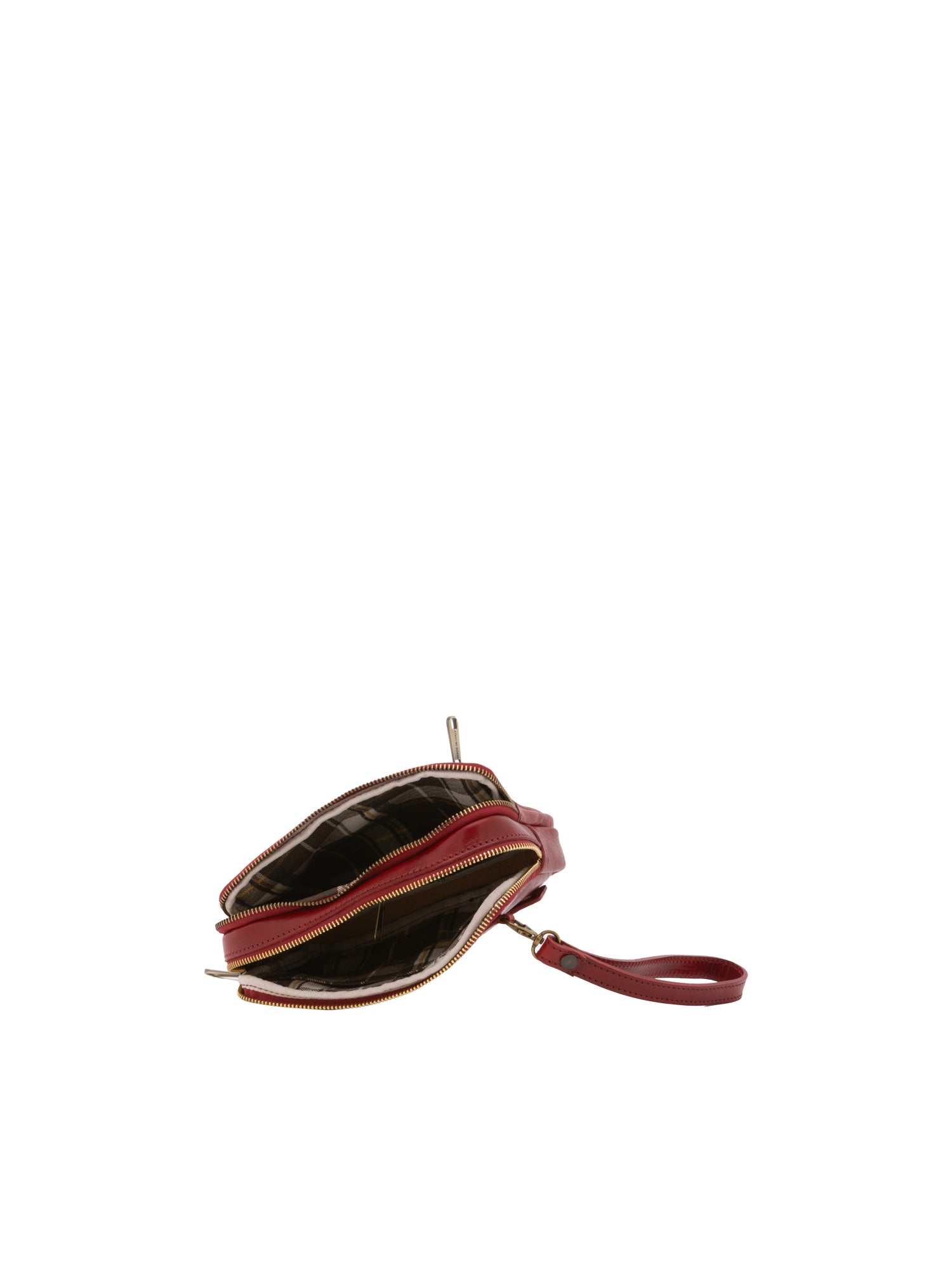 Handbag I Fratelli Men Genuine leather -Rosso Rosso