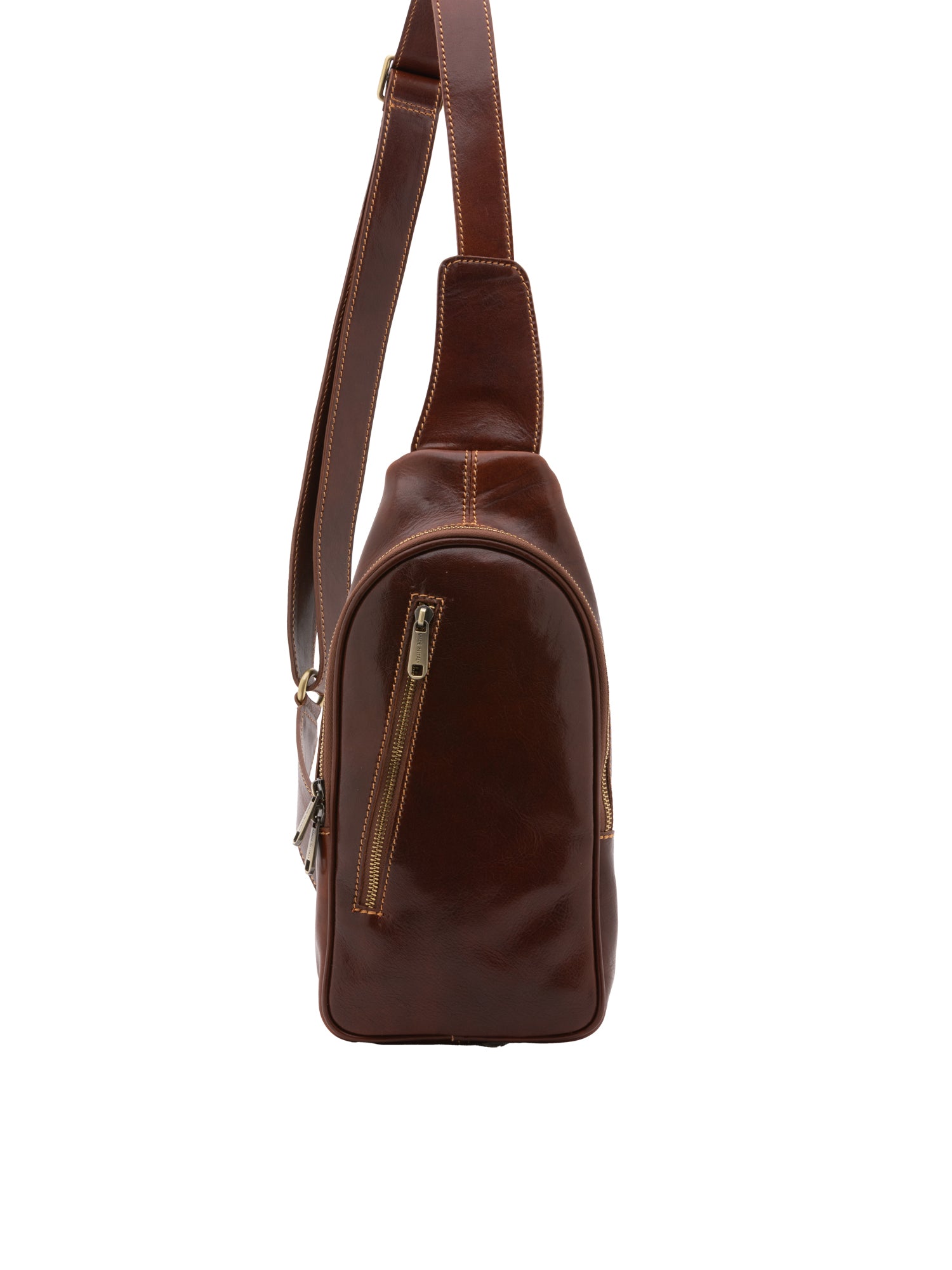 Crossbody bag I Fratelli Men Genuine leather -Tmoro Marrone