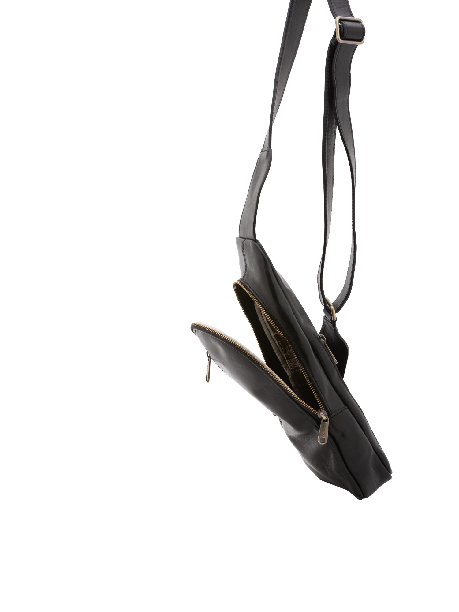 Crossbody bag I Fratelli Men Genuine leather -Tmoro Nero