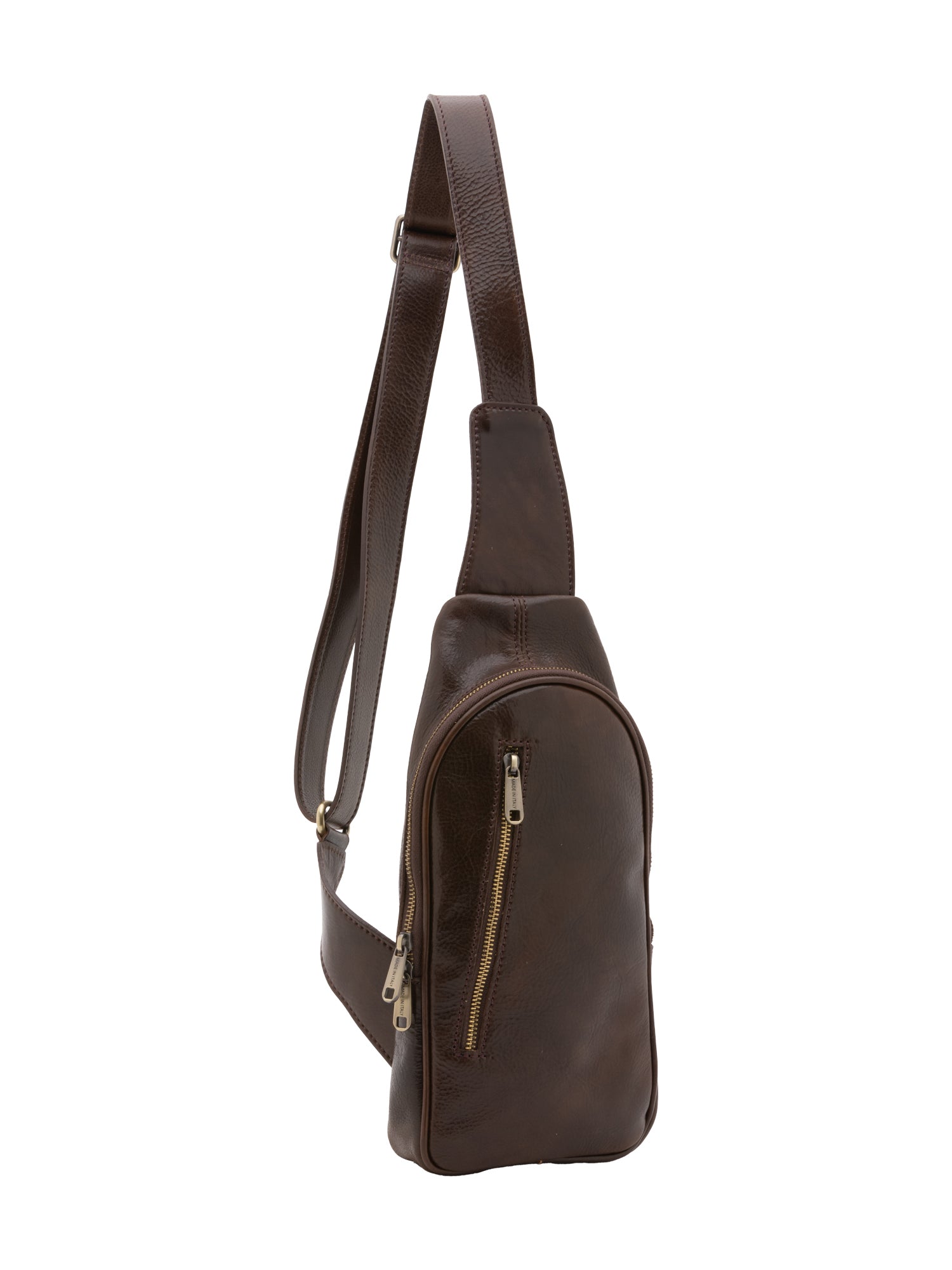 Crossbody bag I Fratelli Men Genuine leather -Tmoro Testa di moro