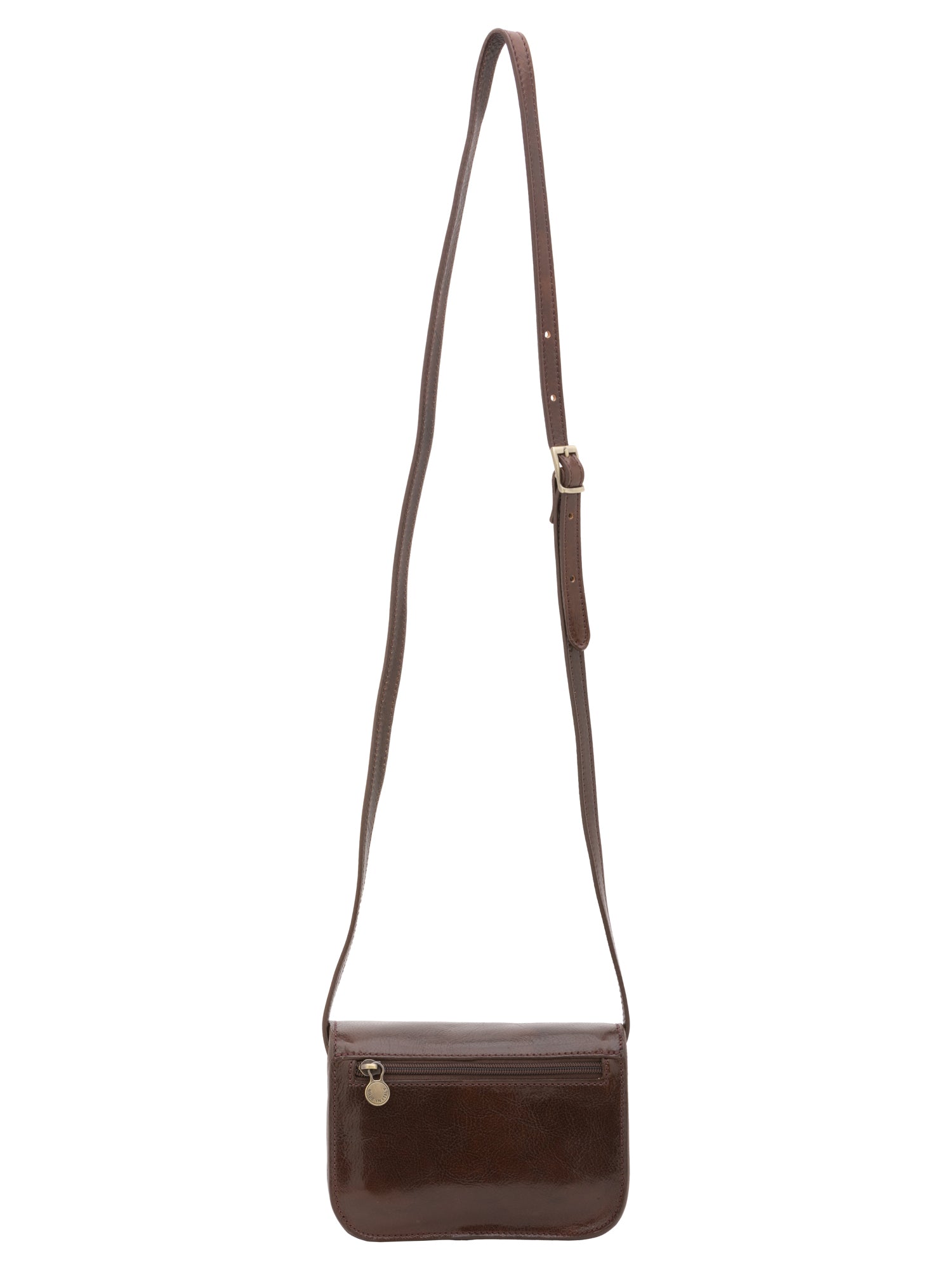 Crossbody bag I Fratelli Women Genuine leather -Rosso Testa di moro