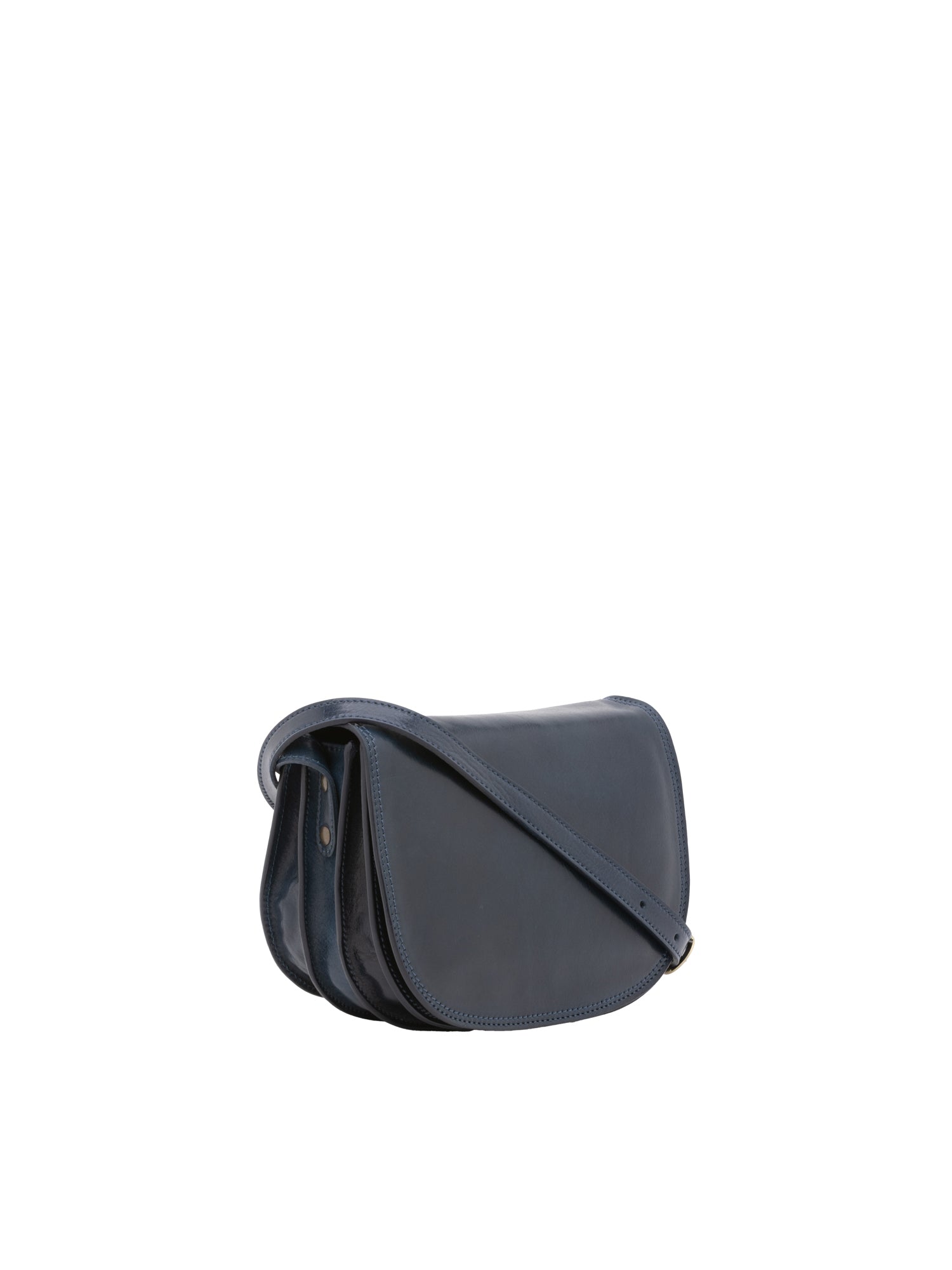 Crossbody bag I Fratelli Women Genuine leather -Rosso Blu