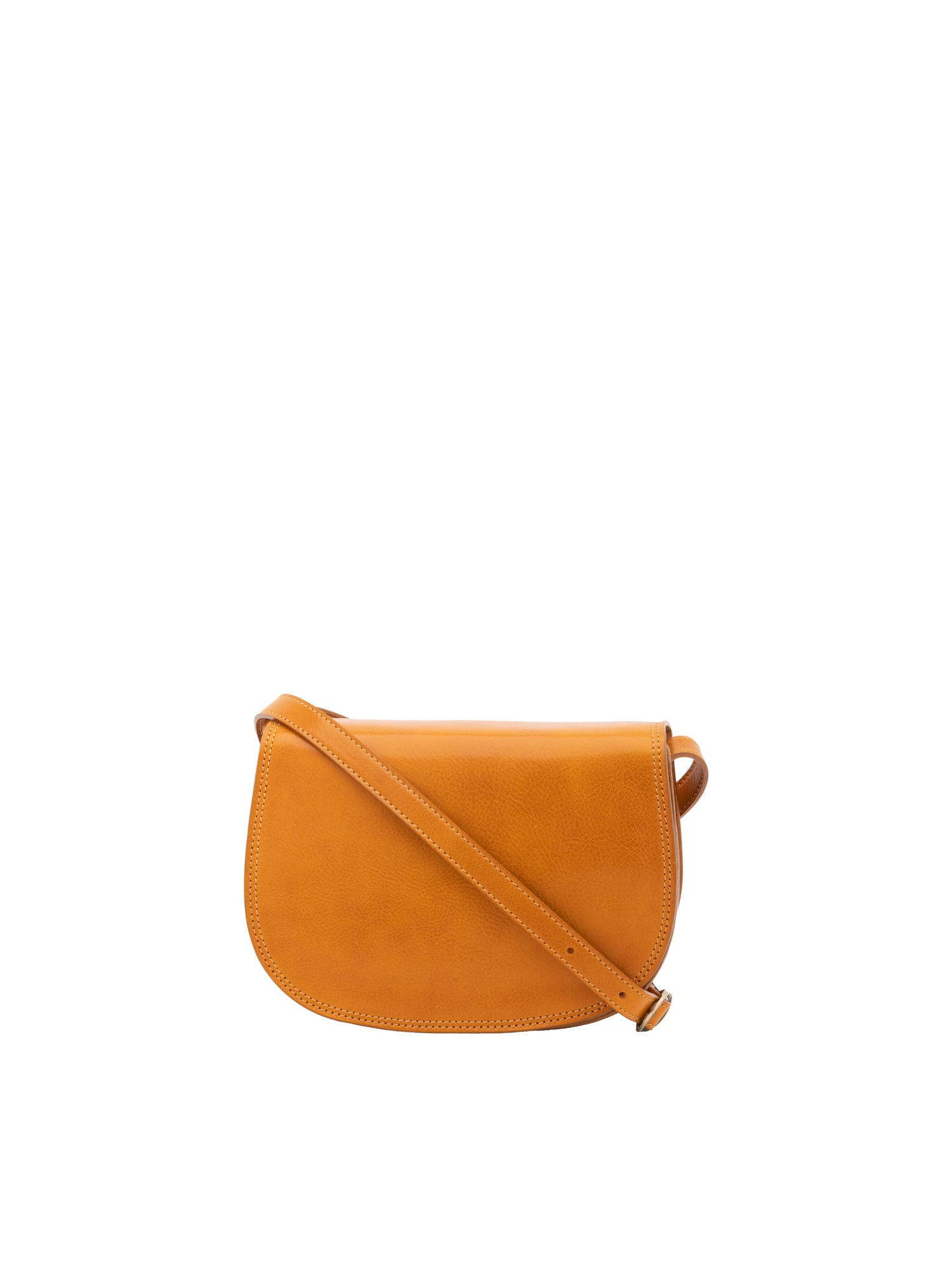 Crossbody bag I Fratelli Women Genuine leather -Rosso Giallo