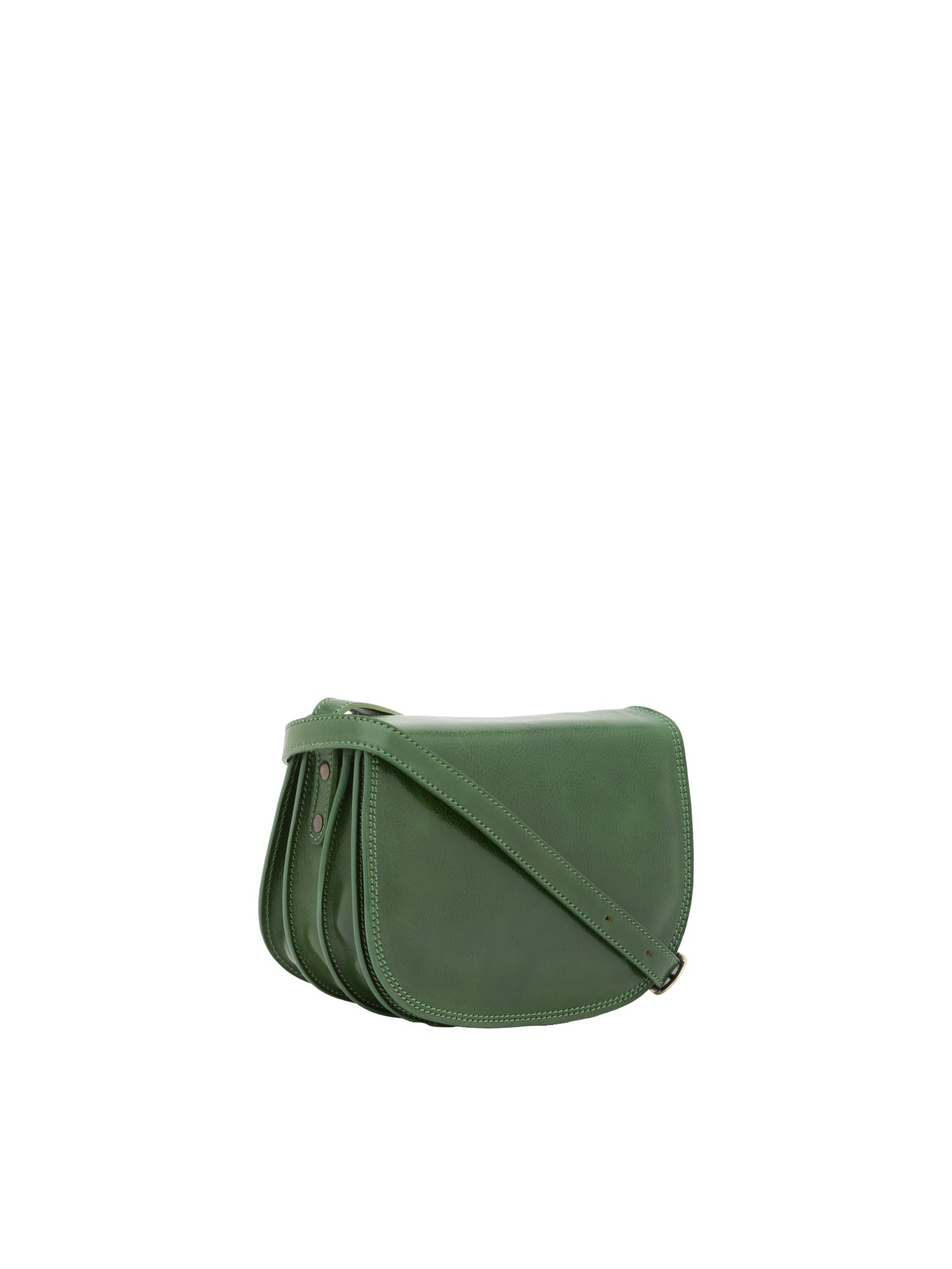 Crossbody bag I Fratelli Women Genuine leather -Rosso Verde