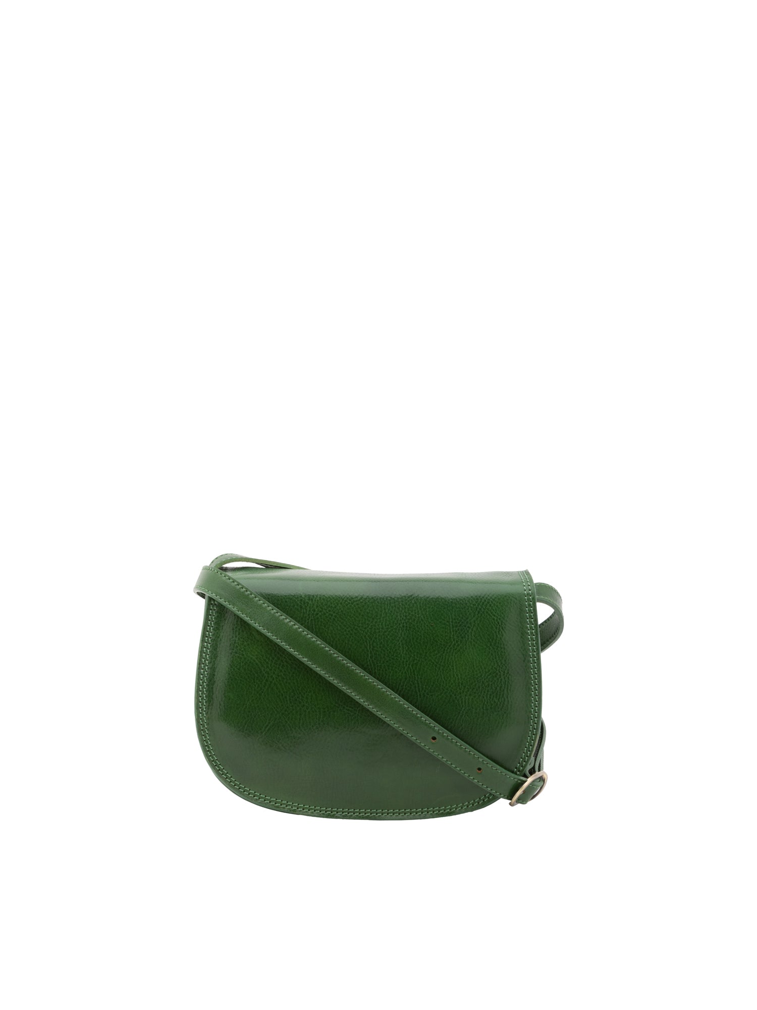 Crossbody bag I Fratelli Women Genuine leather -Rosso Verde