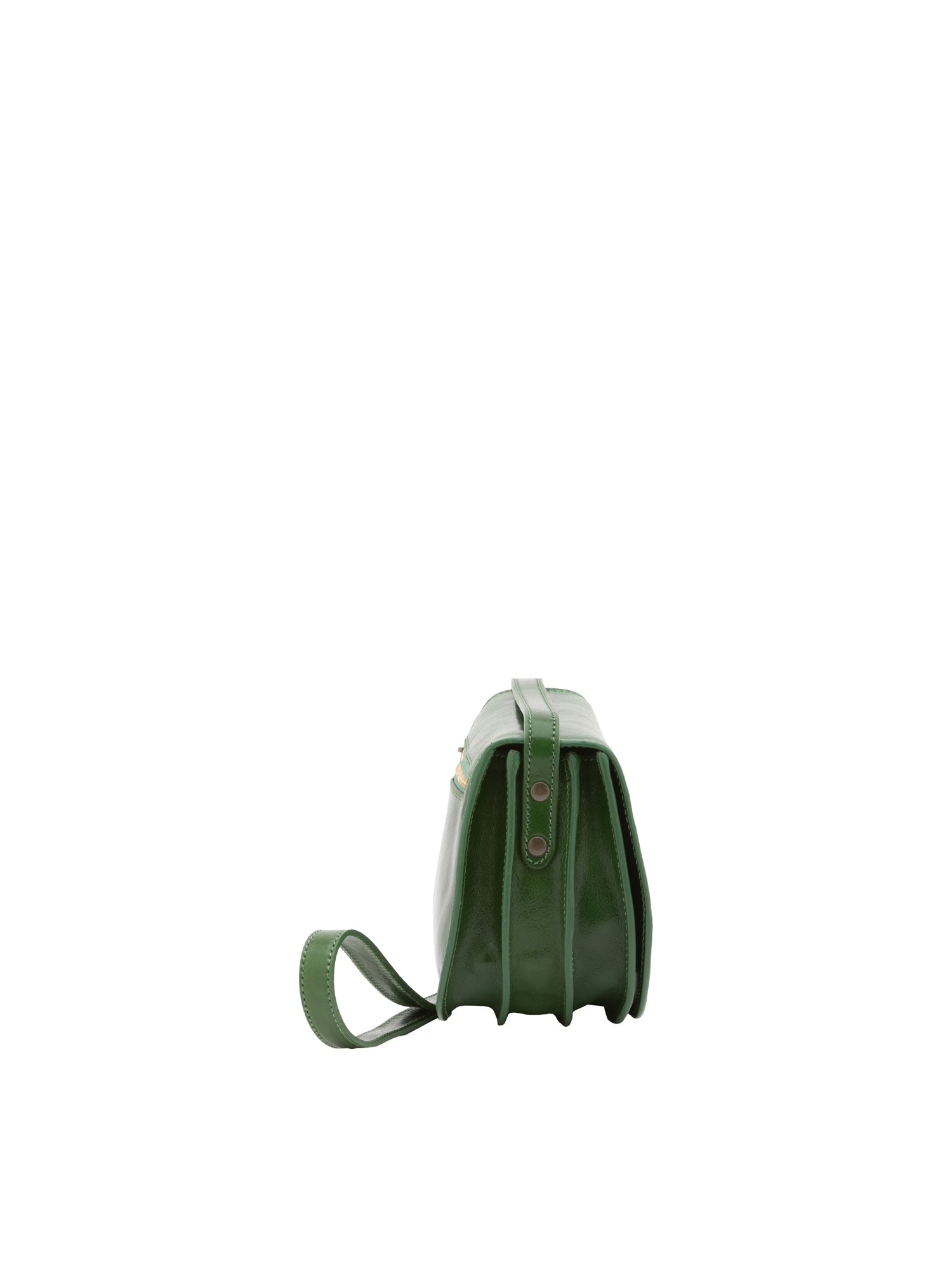 Crossbody bag I Fratelli Women Genuine leather -Rosso Verde