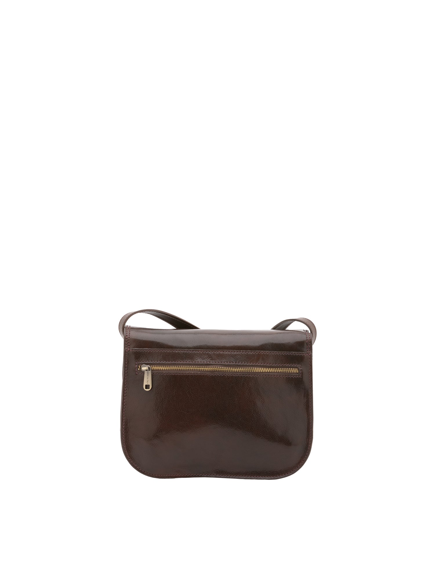 Crossbody bag I Fratelli Women Genuine leather -Rosso Testa di moro