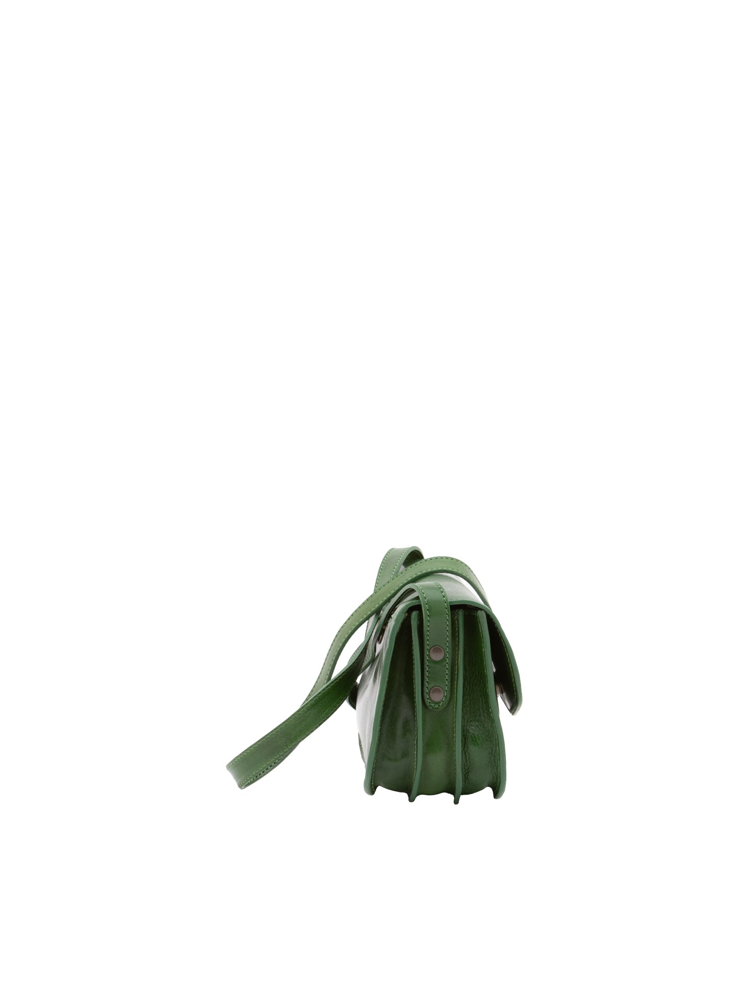 Crossbody bag I Fratelli Women Genuine leather -Rosso Verde
