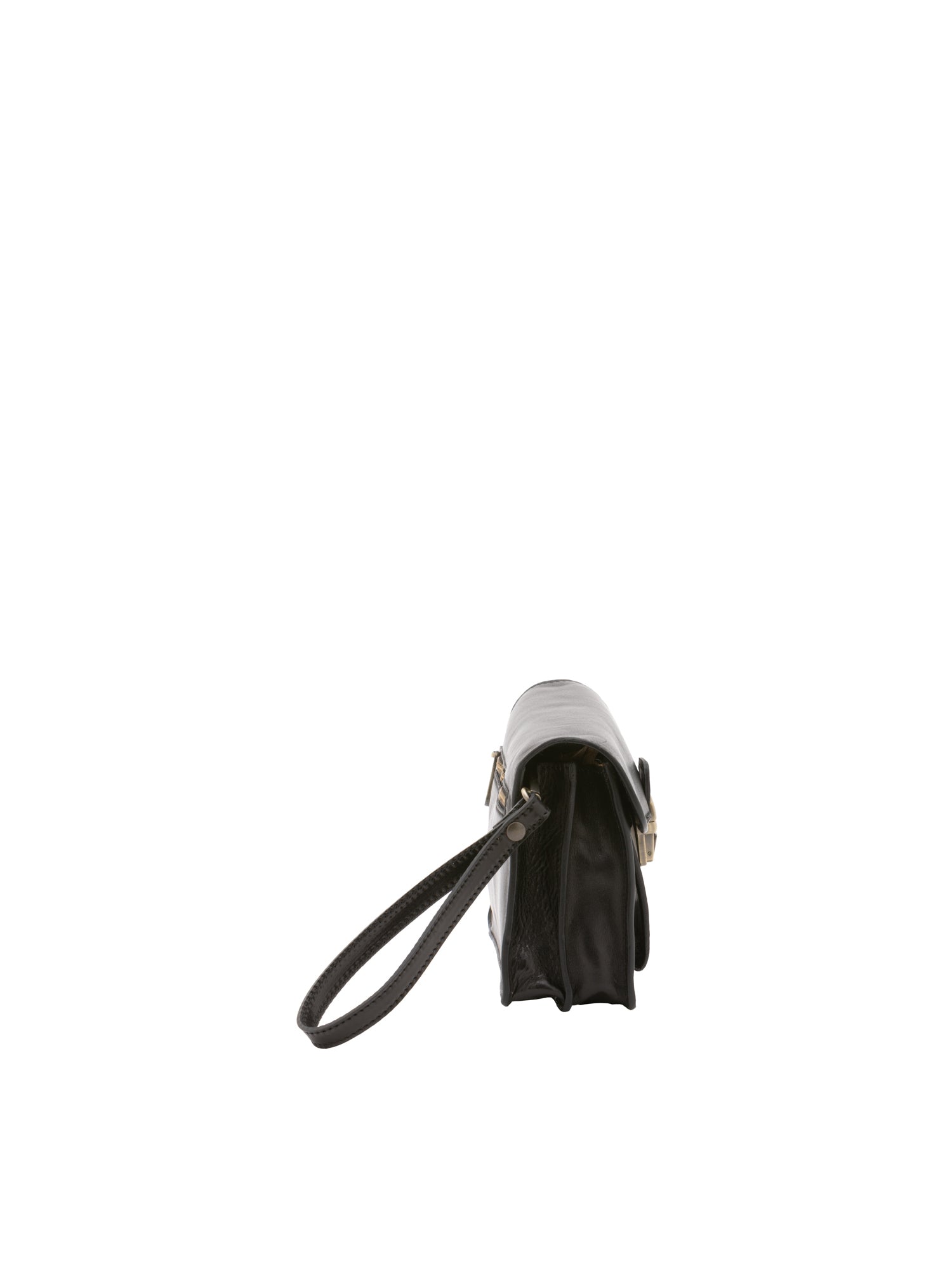 Handbag I Fratelli Men Genuine leather -Marrone Nero