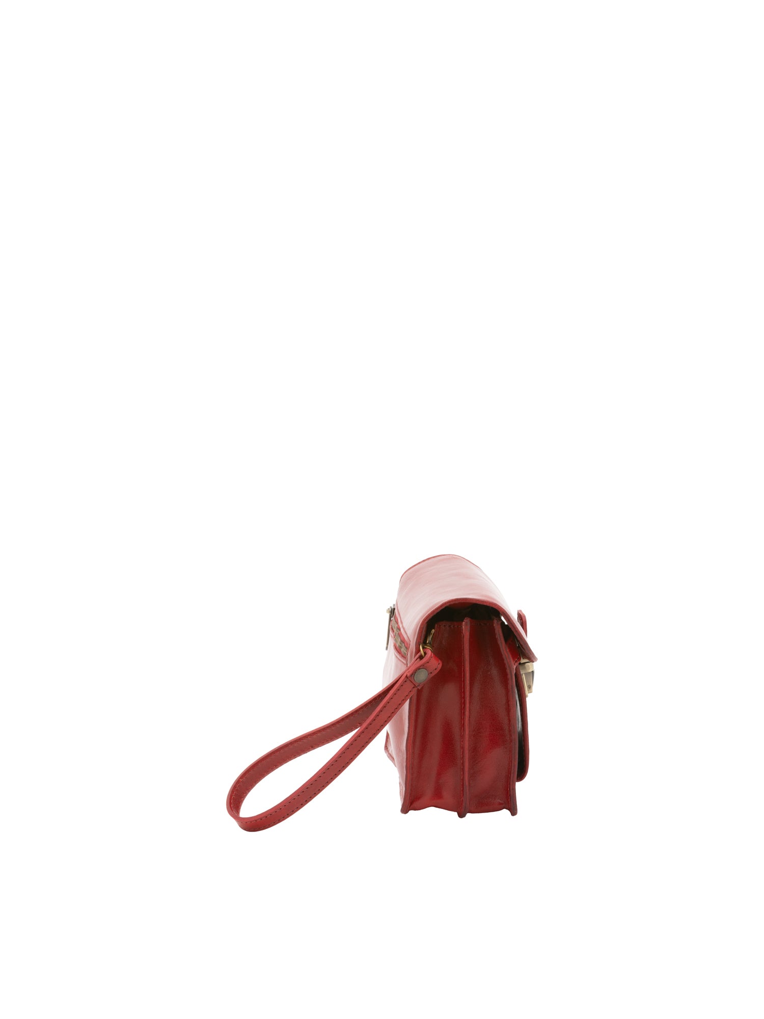 Handbag I Fratelli Men Genuine leather -Marrone Rosso