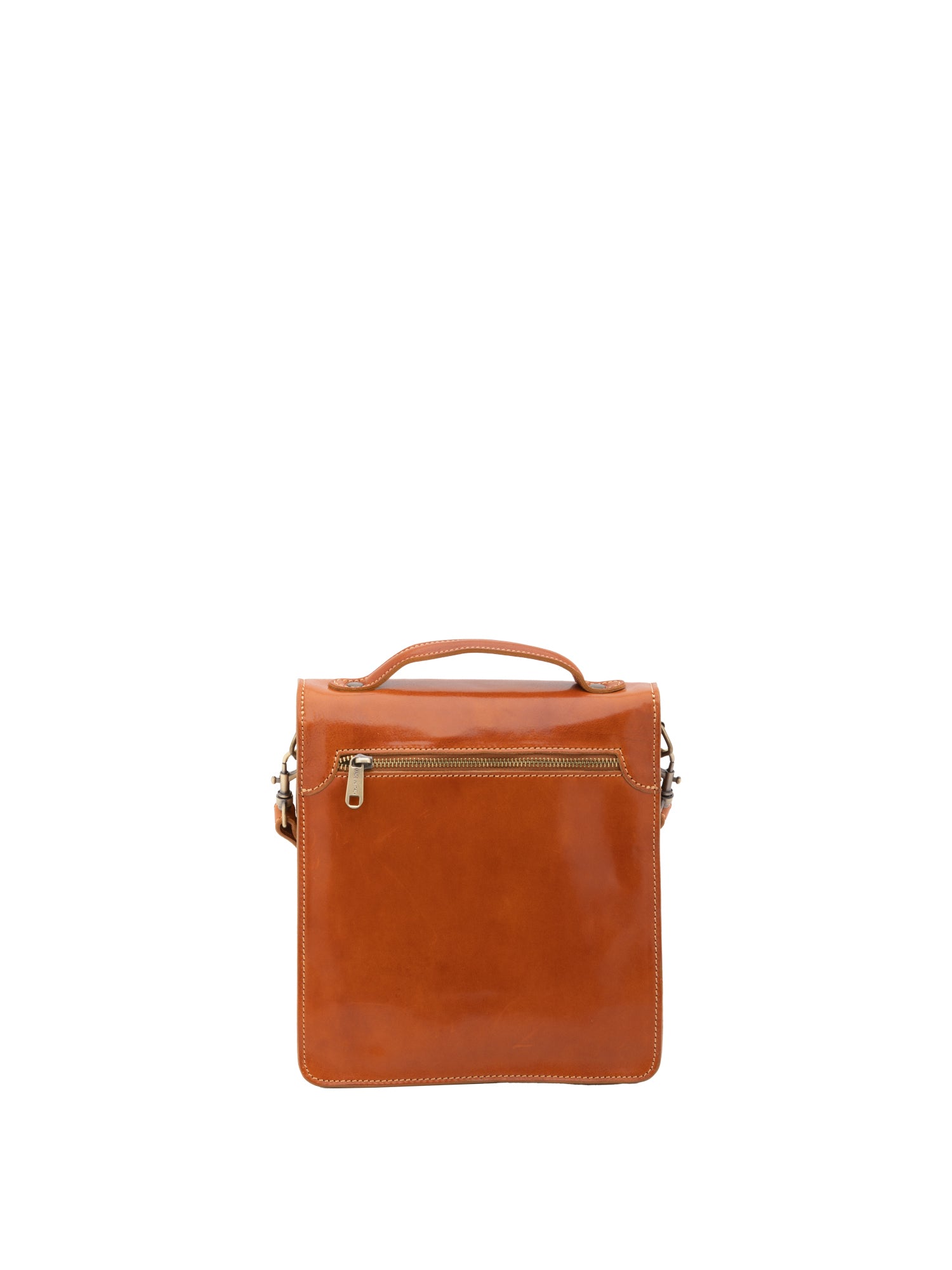 Crossbody bag I Fratelli Men Genuine leather -Tmoro Cognac