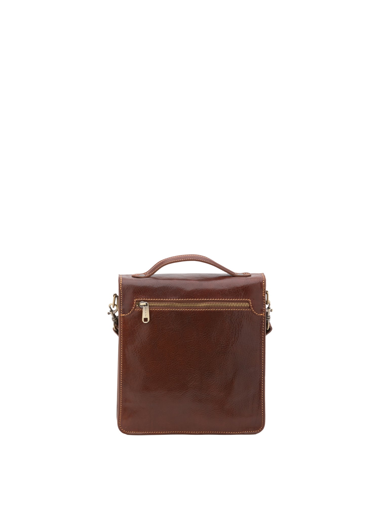 Crossbody bag I Fratelli Men Genuine leather -Tmoro Marrone