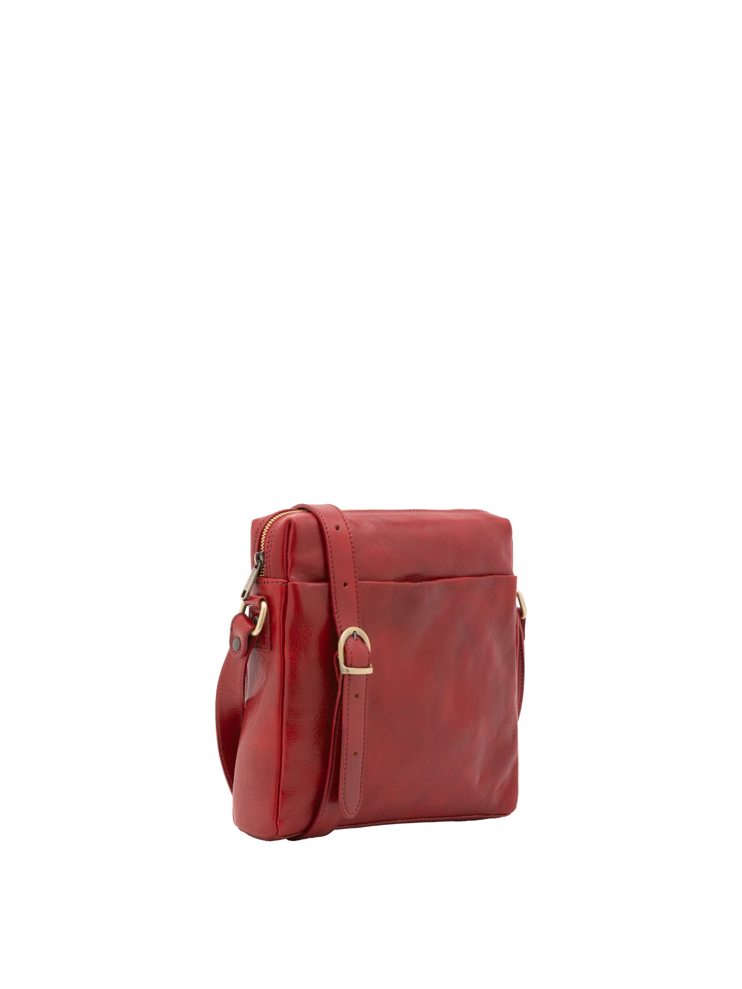 Crossbody bag I Fratelli Men Genuine leather -Verde Rosso