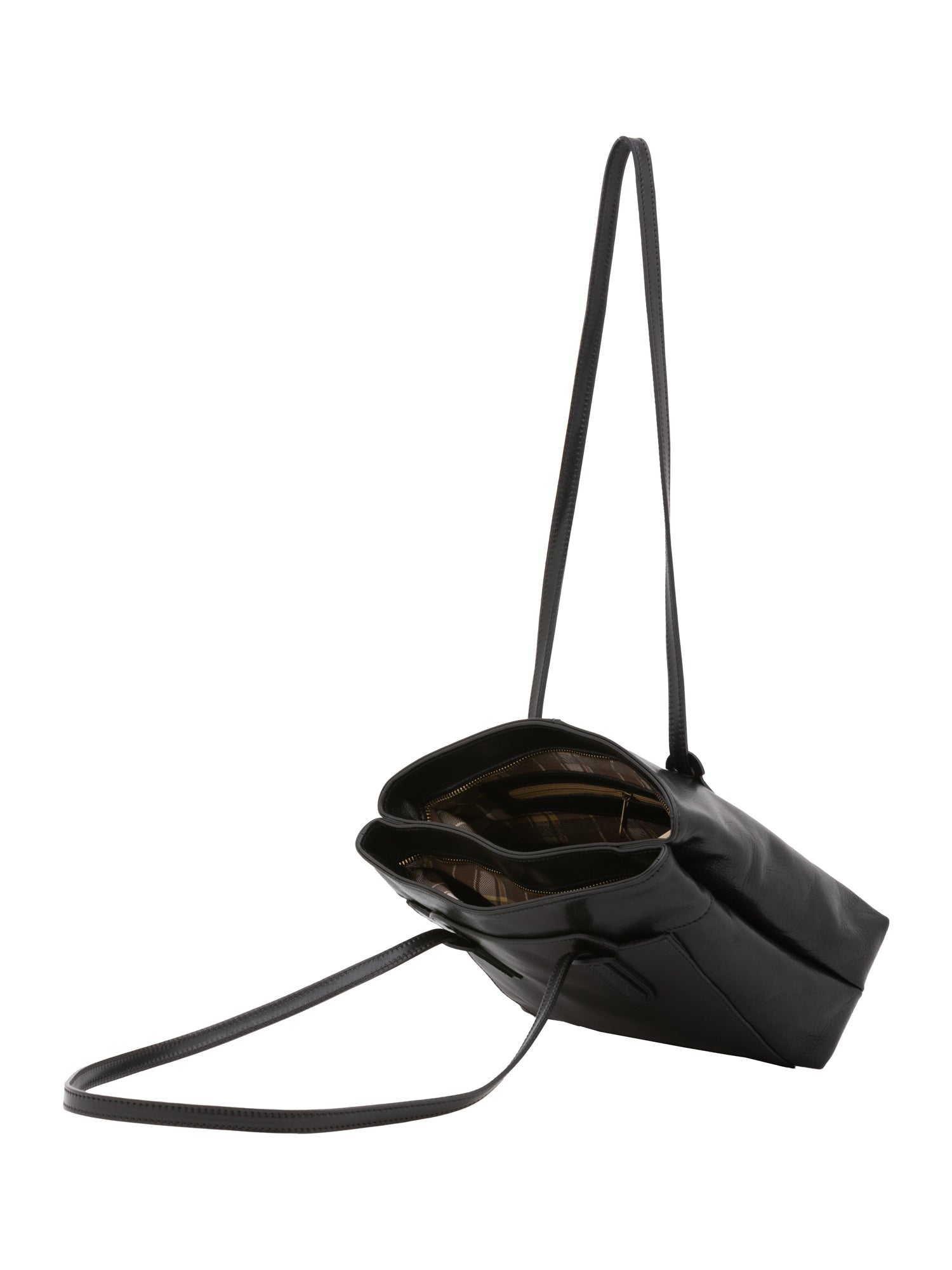 Shoulder Bag I Fratelli Women Genuine leather -Nero Nero