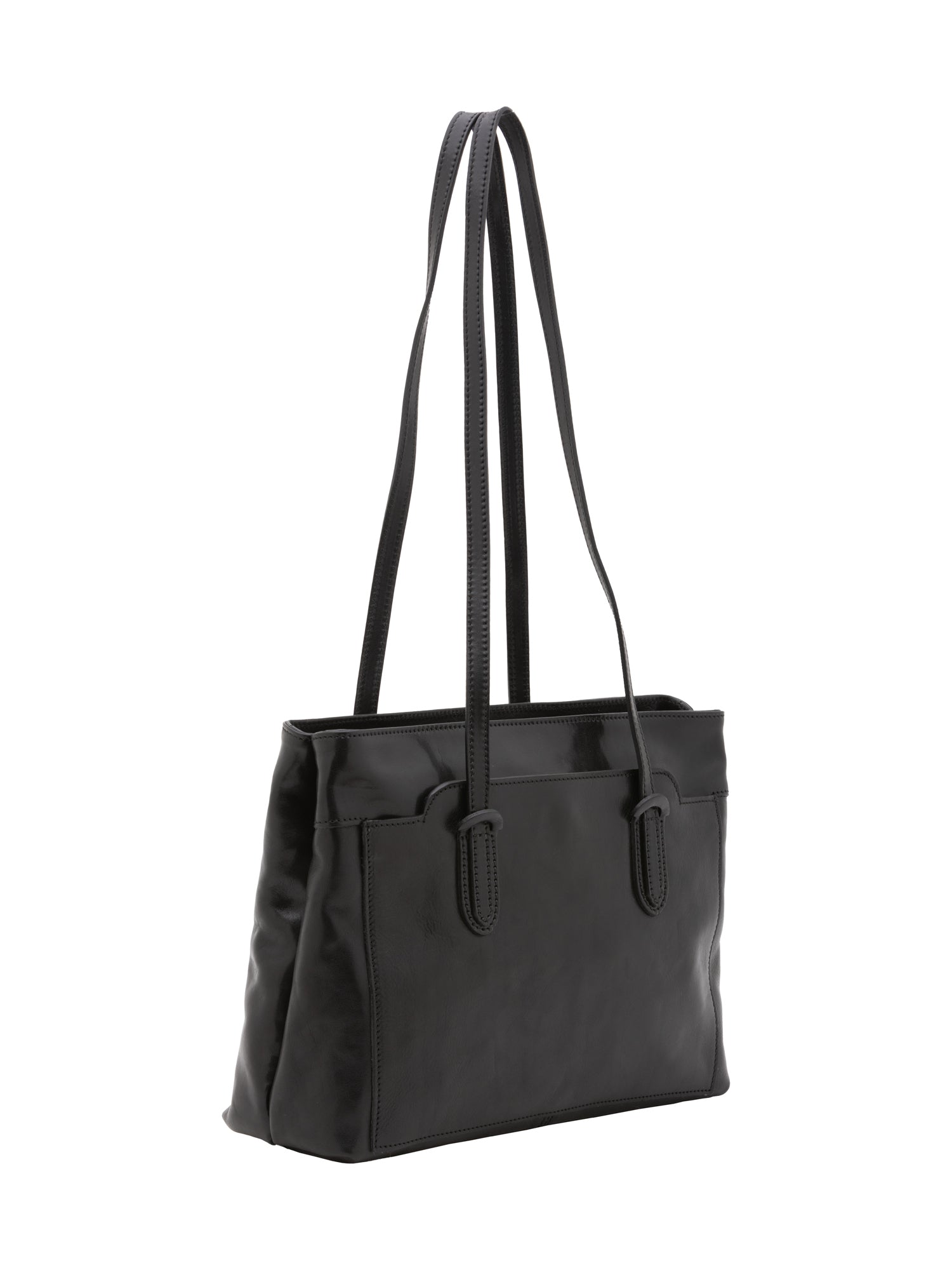 Shoulder Bag I Fratelli Women Genuine leather -Nero Nero