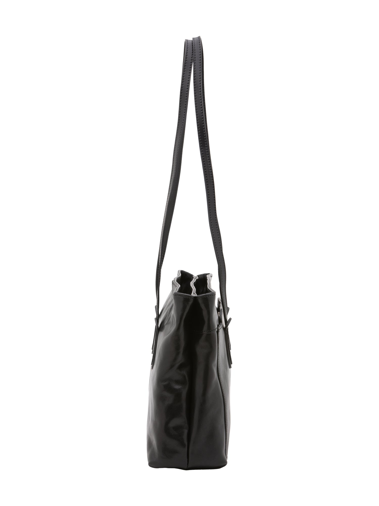 Shoulder Bag I Fratelli Women Genuine leather -Nero Nero