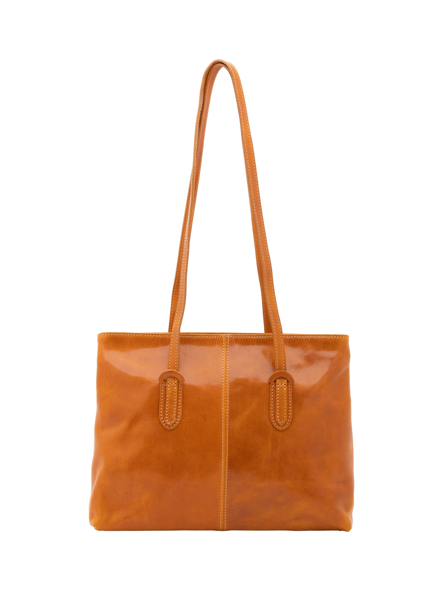 Shoulder Bag I Fratelli Women Genuine leather -Nero Senape