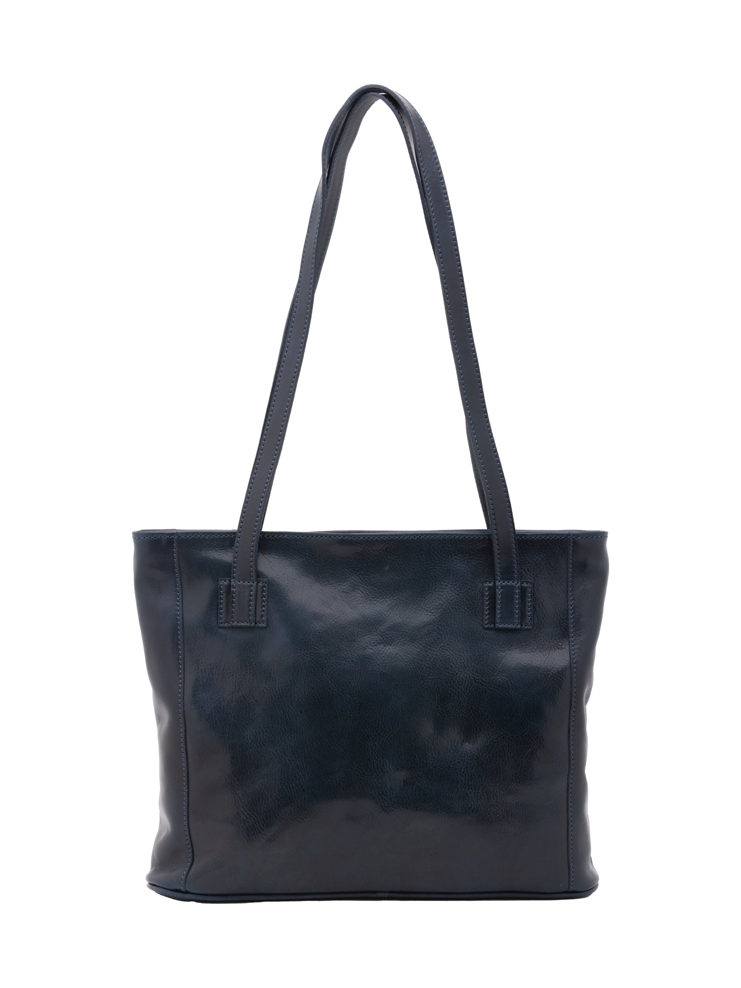Shoulder Bag I Fratelli Women Genuine leather -Cognac Blu