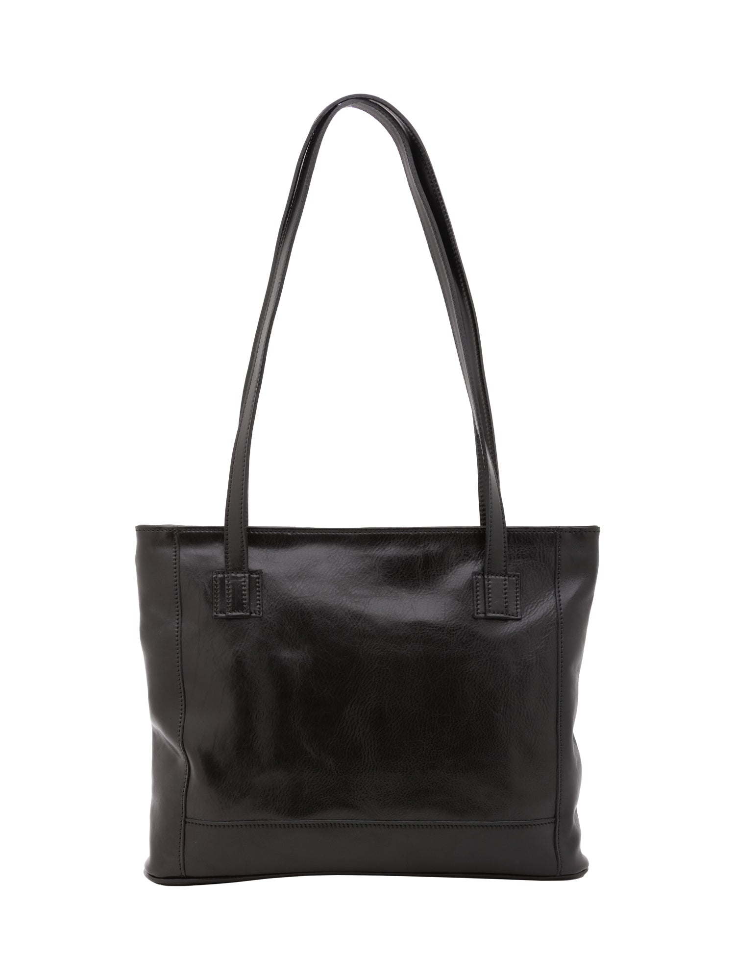 Shoulder Bag I Fratelli Women Genuine leather -Cognac Nero