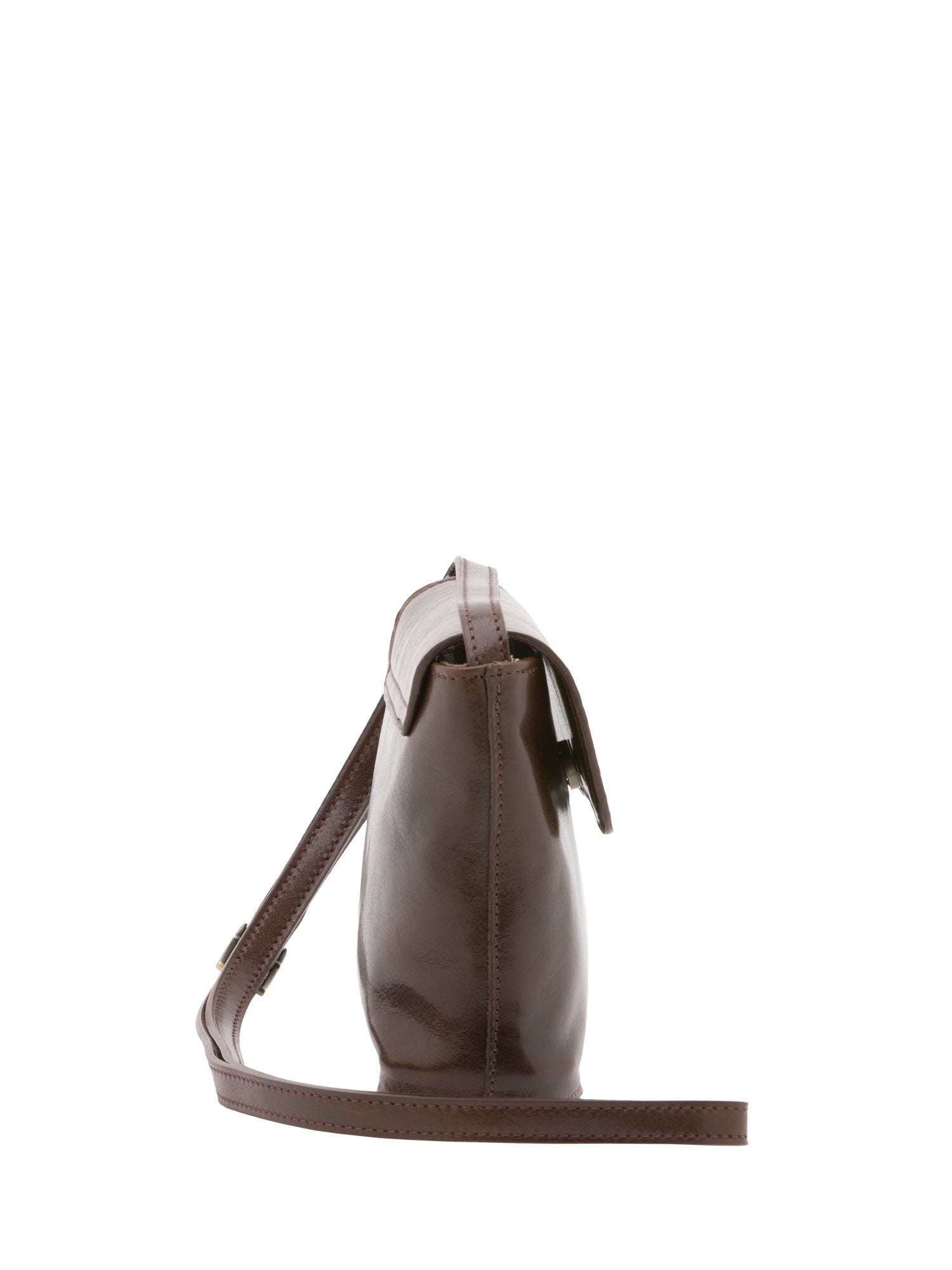 Crossbody bag I Fratelli Men Genuine leather -Marrone Testa di moro