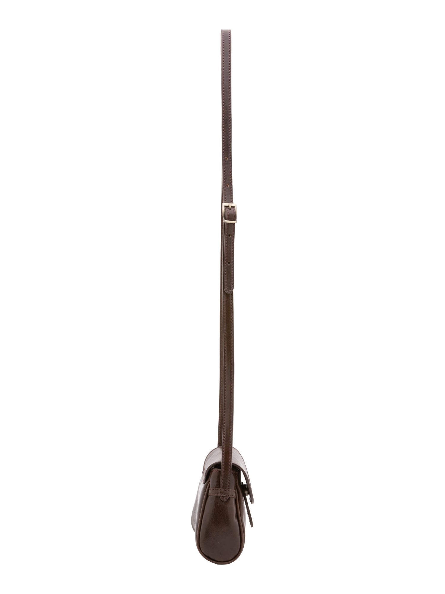 Crossbody bag I Fratelli Women Genuine leather -Cognac Testa di moro
