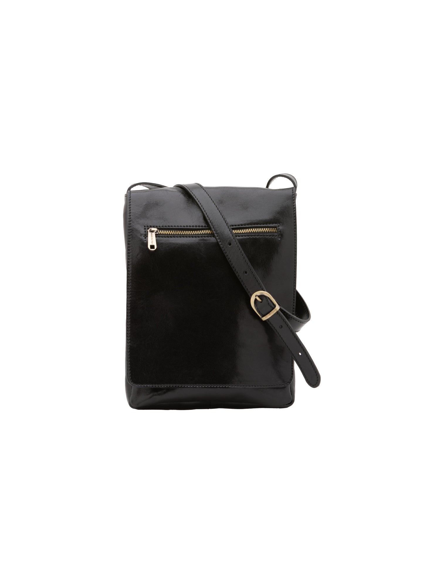 Crossbody bag I Fratelli Men Genuine leather -Nero Nero