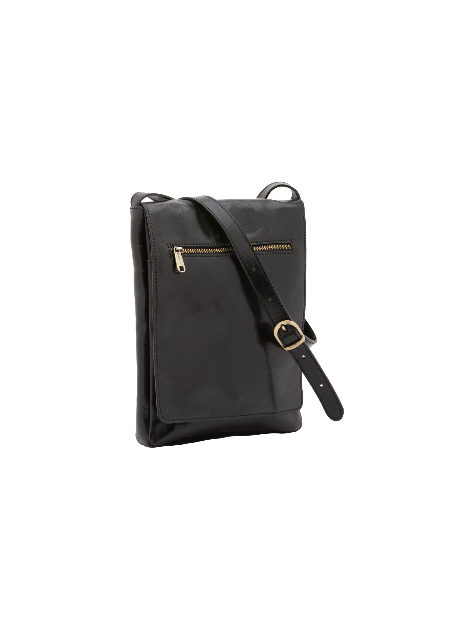 Crossbody bag I Fratelli Men Genuine leather -Nero Nero