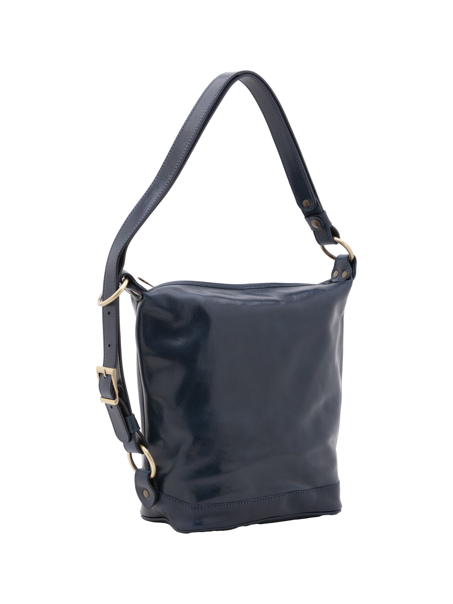 Bucket bag I Fratelli Women Genuine leather -Tmoro Blu