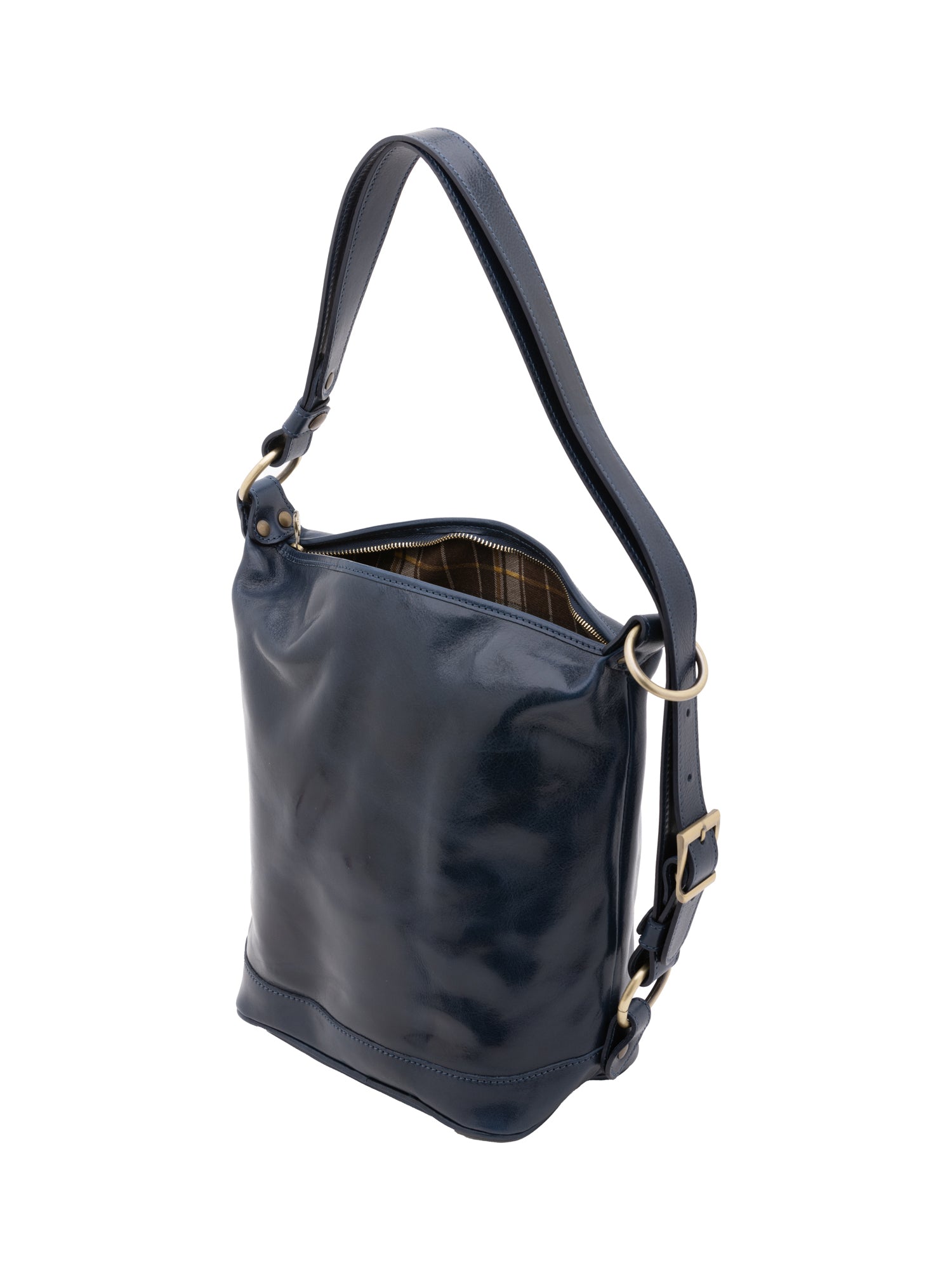 Bucket bag I Fratelli Women Genuine leather -Tmoro Blu