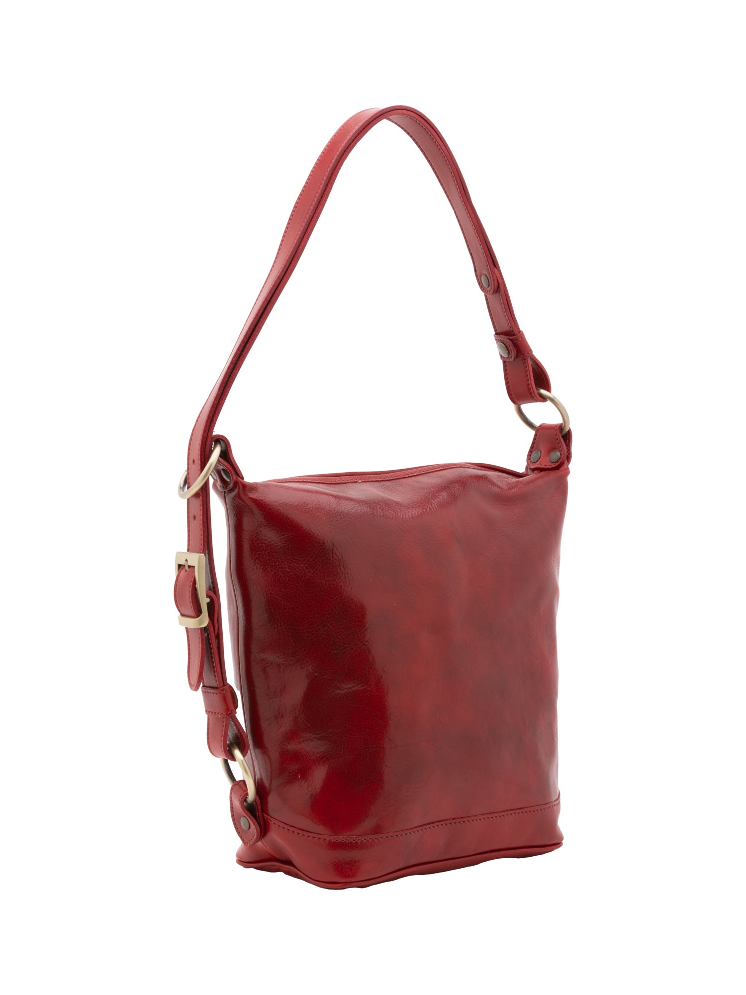 Bucket bag I Fratelli Women Genuine leather -Tmoro Rosso