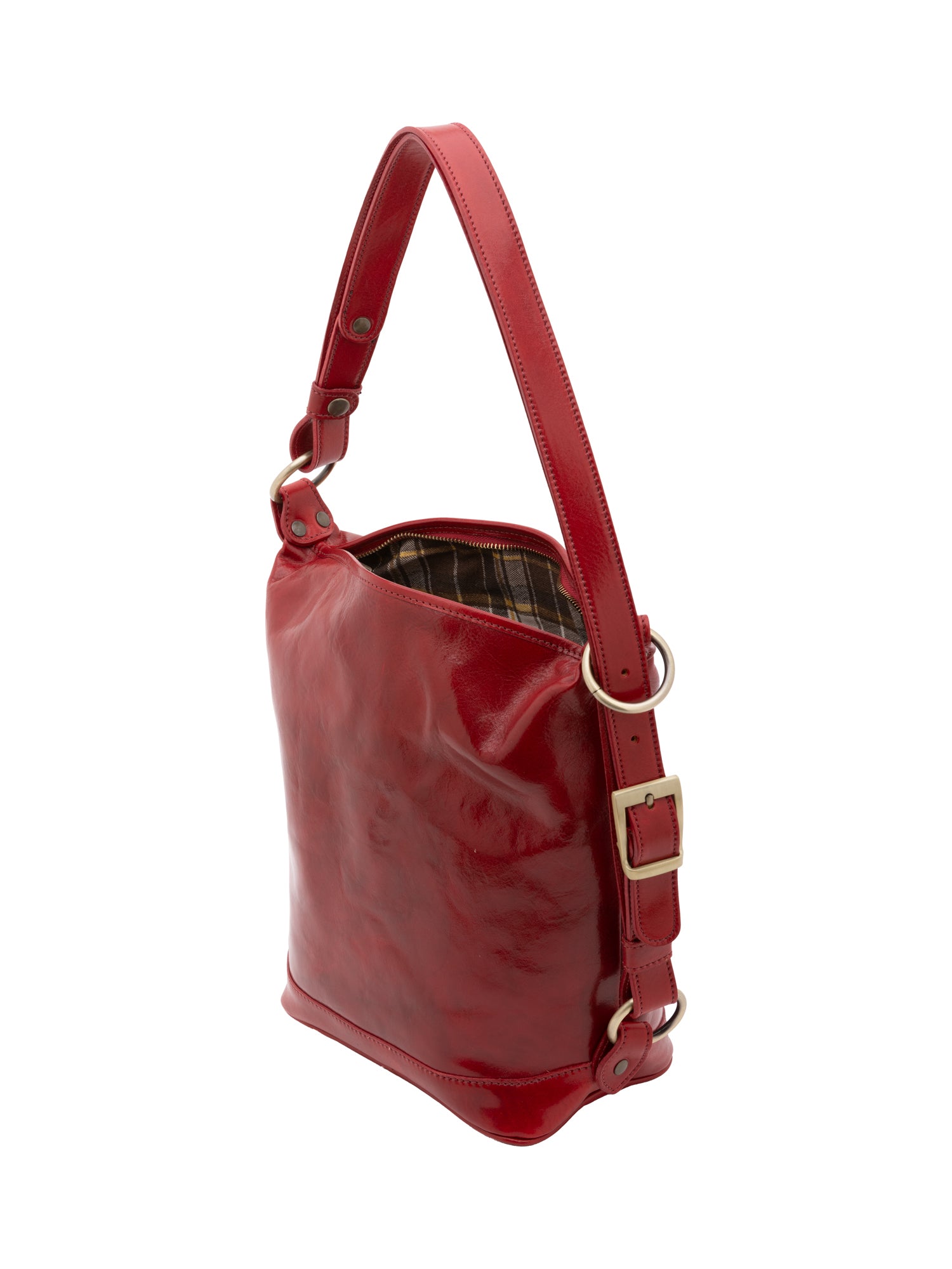Bucket bag I Fratelli Women Genuine leather -Tmoro Rosso