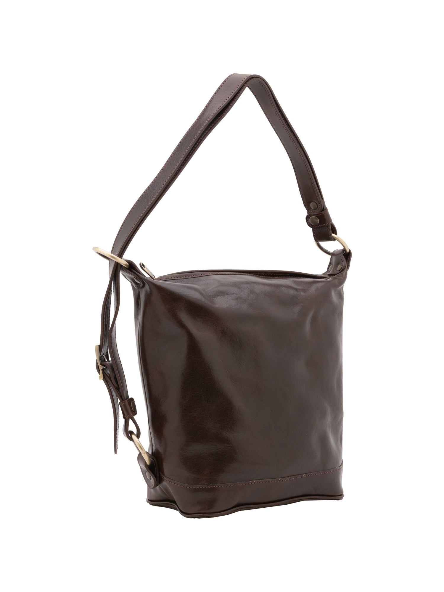 Bucket bag I Fratelli Women Genuine leather -Tmoro Testa di moro