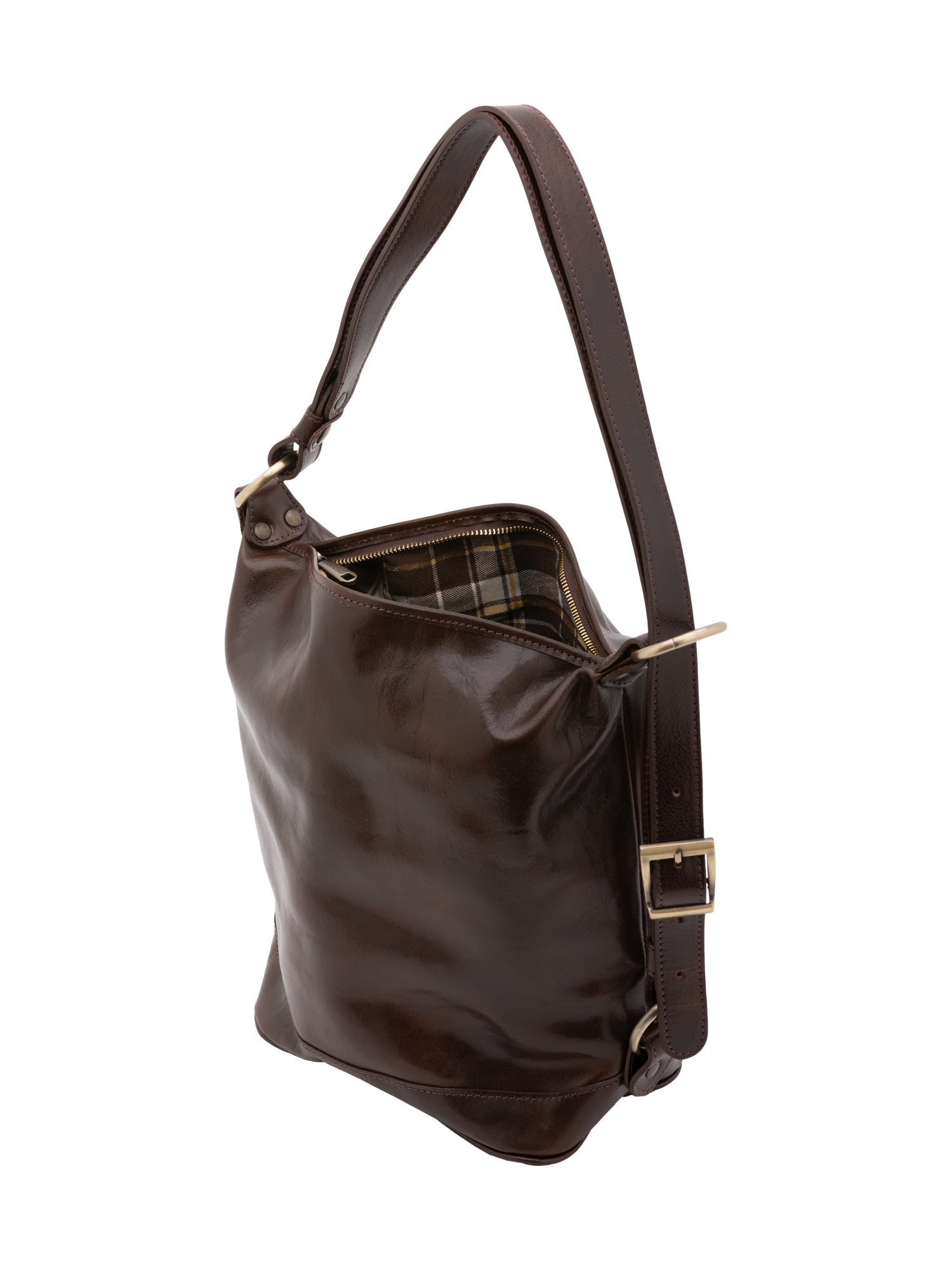 Bucket bag I Fratelli Women Genuine leather -Tmoro Testa di moro