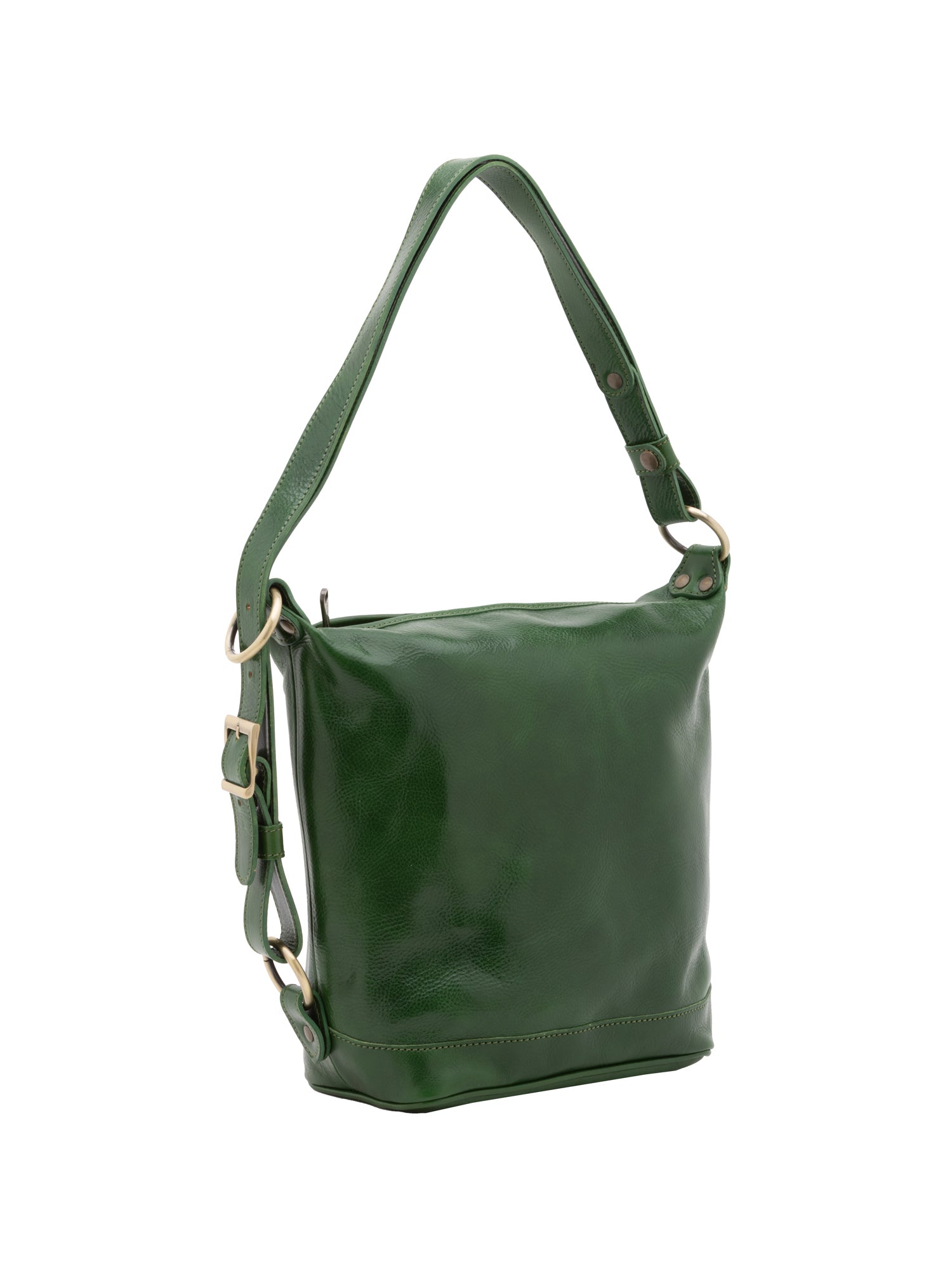 Bucket bag I Fratelli Women Genuine leather -Tmoro Verde