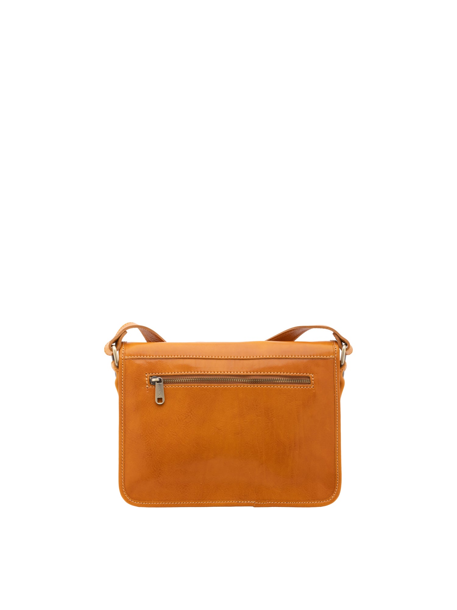 Crossbody bag I Fratelli Women Genuine leather -Blu Senape