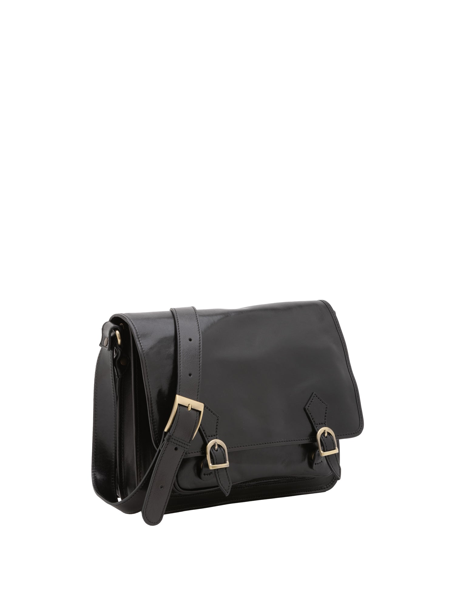 Crossbody bag I Fratelli Women Genuine leather -Tmoro Nero