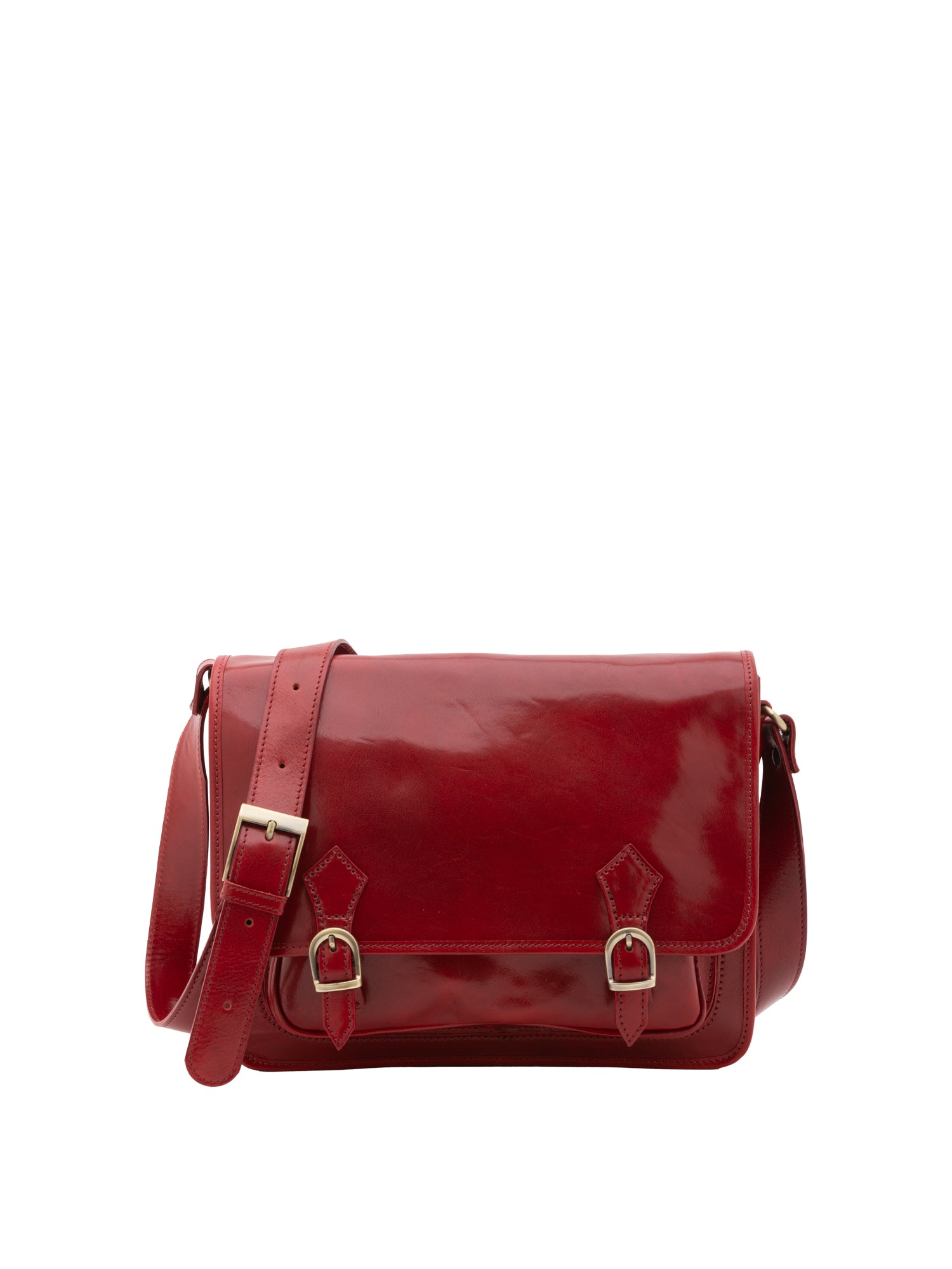 Crossbody bag I Fratelli Women Genuine leather -Tmoro Rosso