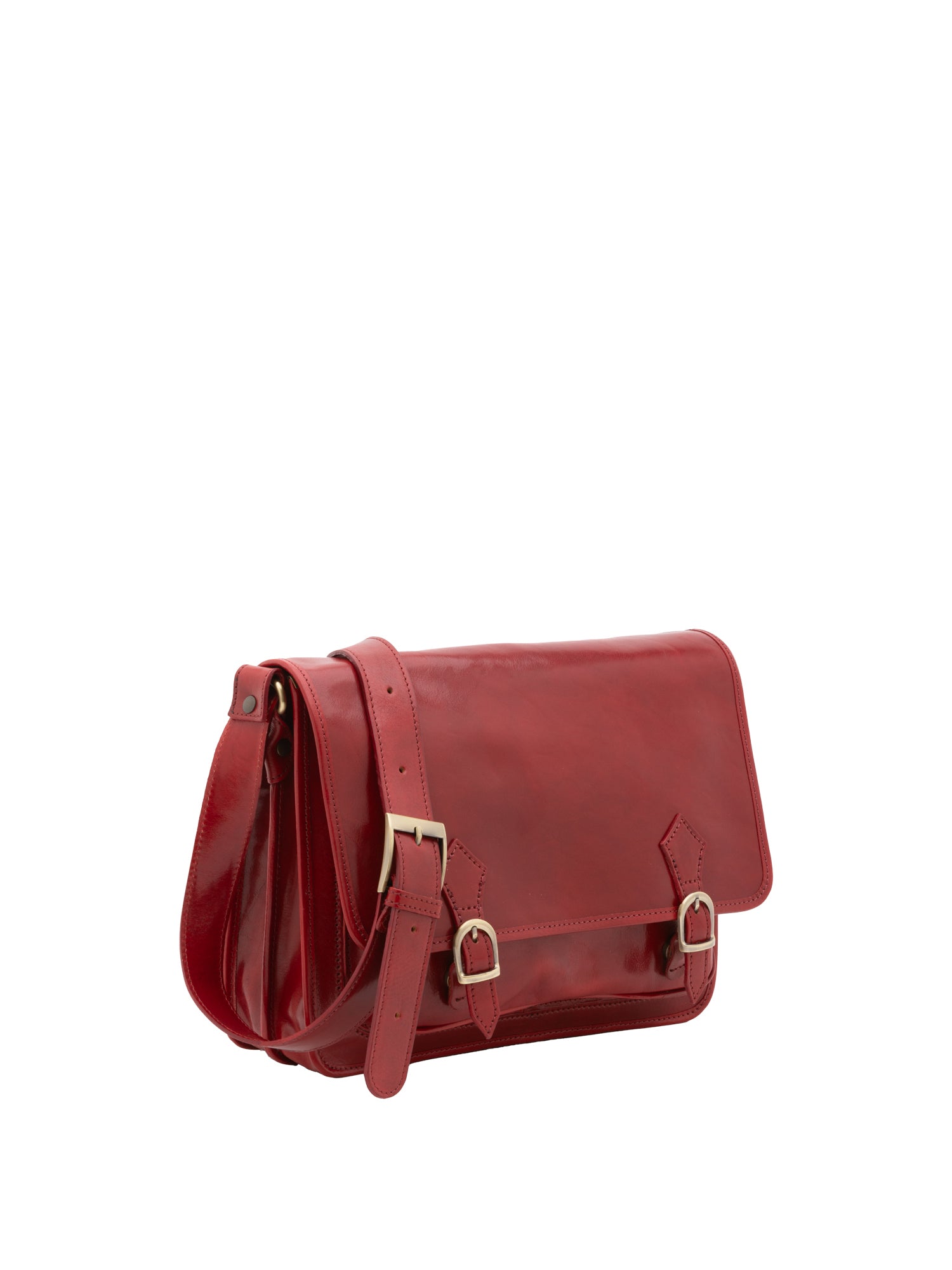 Crossbody bag I Fratelli Women Genuine leather -Tmoro Rosso