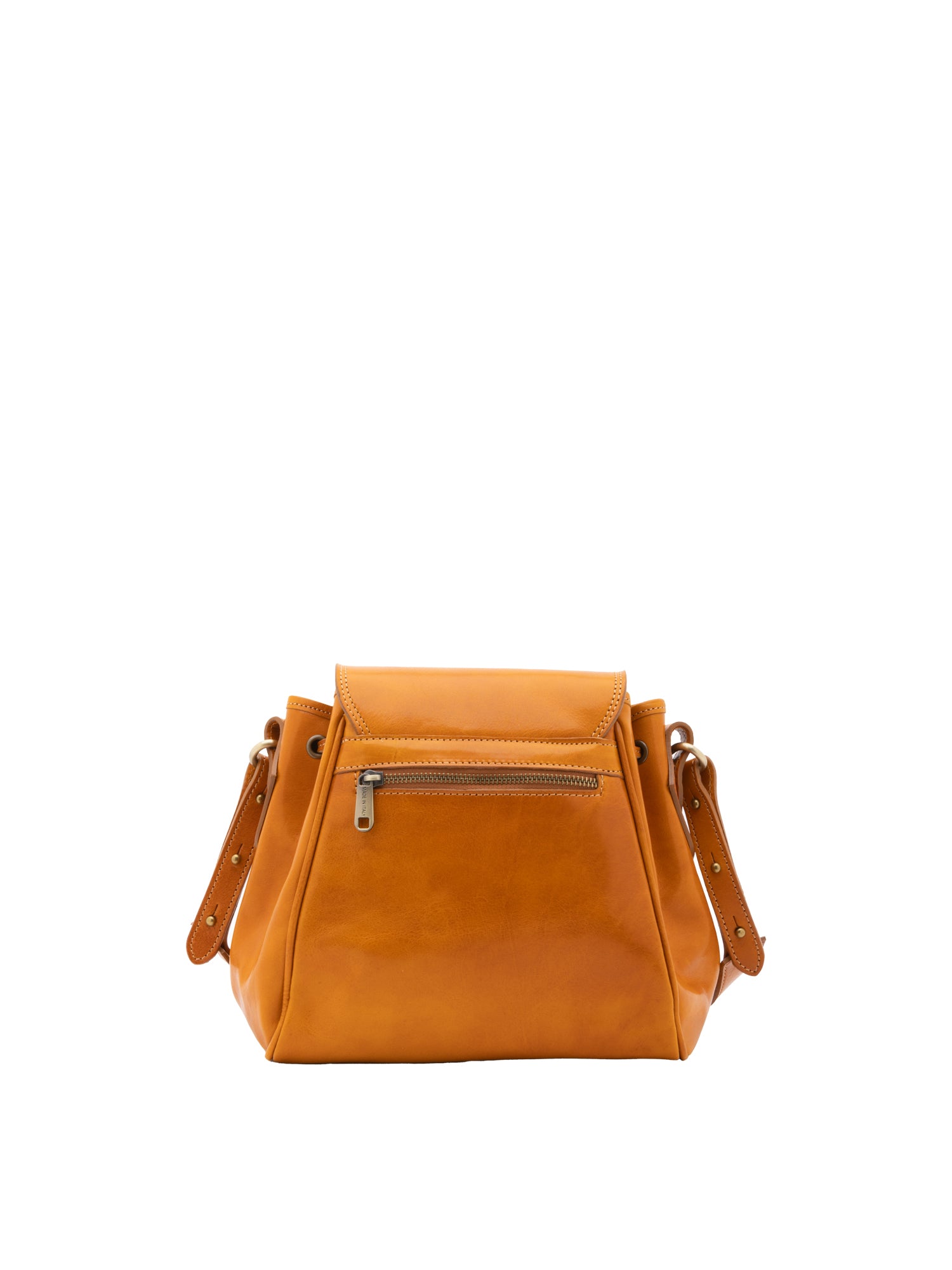 Bucket bag I Fratelli Women Genuine leather -Senape Senape