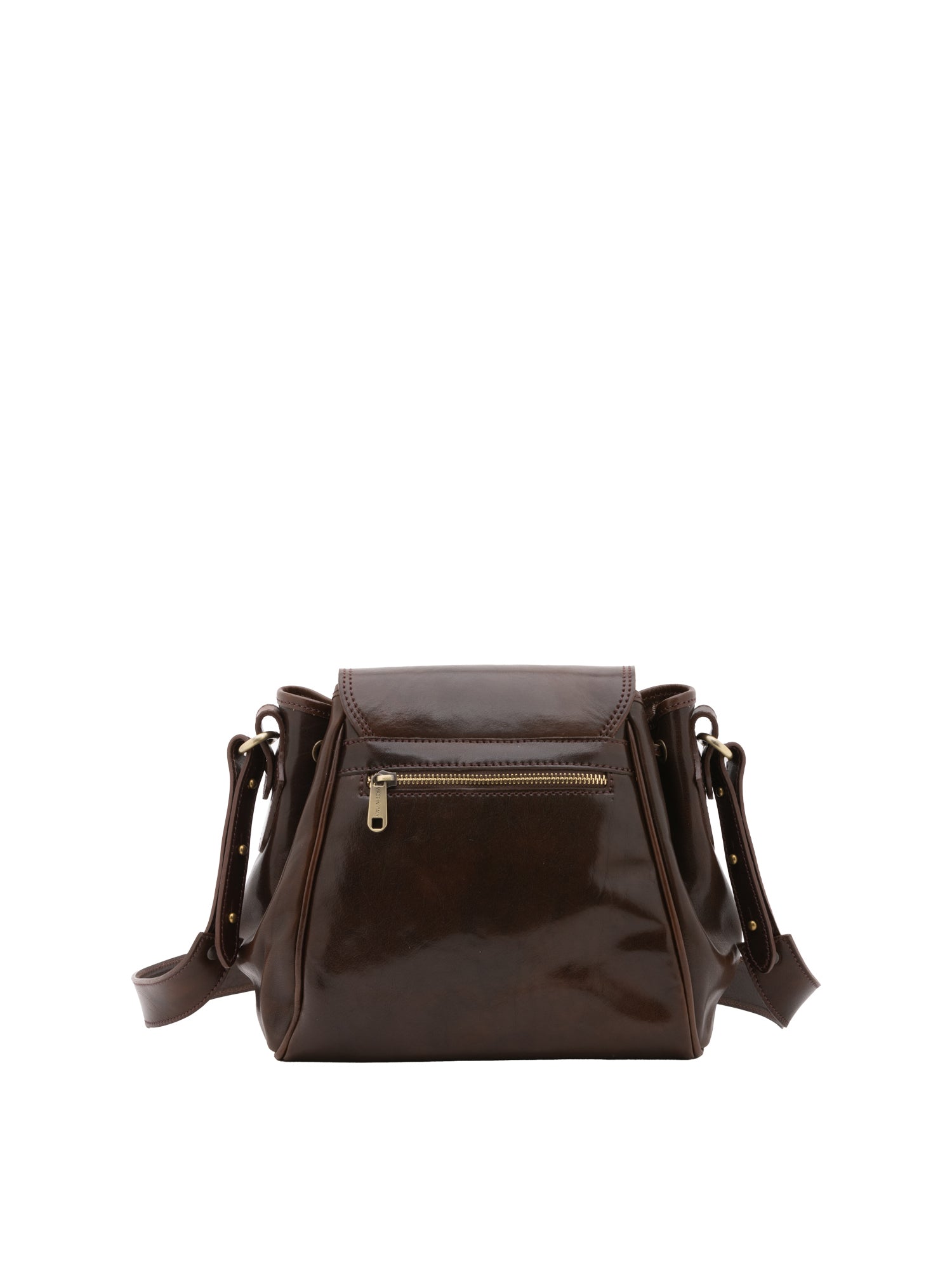 Bucket bag I Fratelli Women Genuine leather -Senape Bruciato