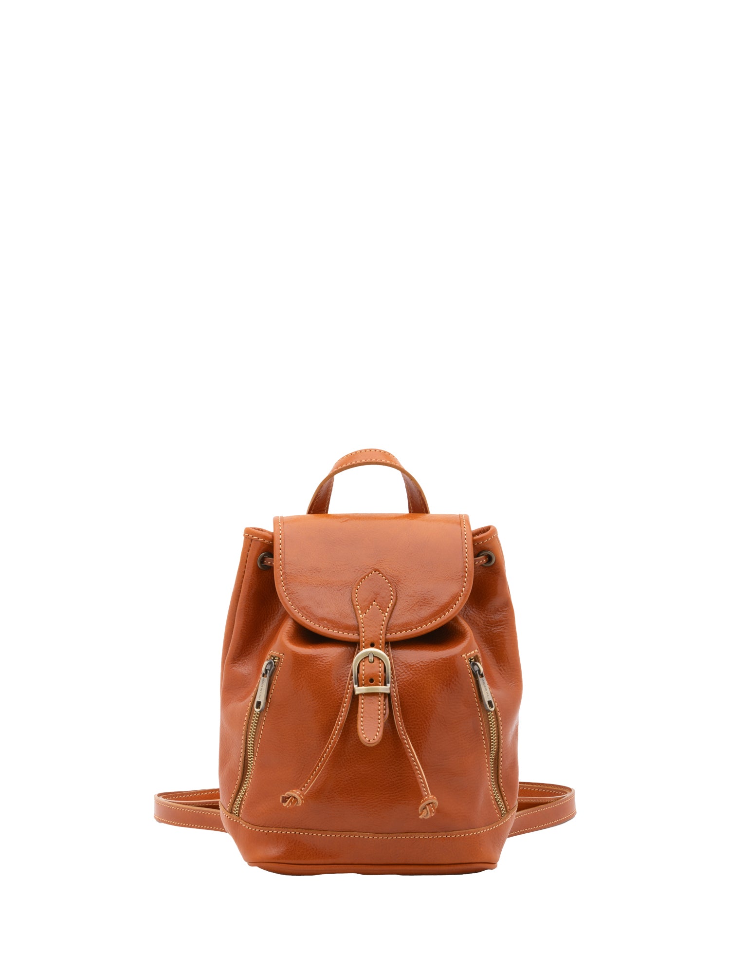 Shoulder Bag I Fratelli Women Genuine leather -Verde Cognac