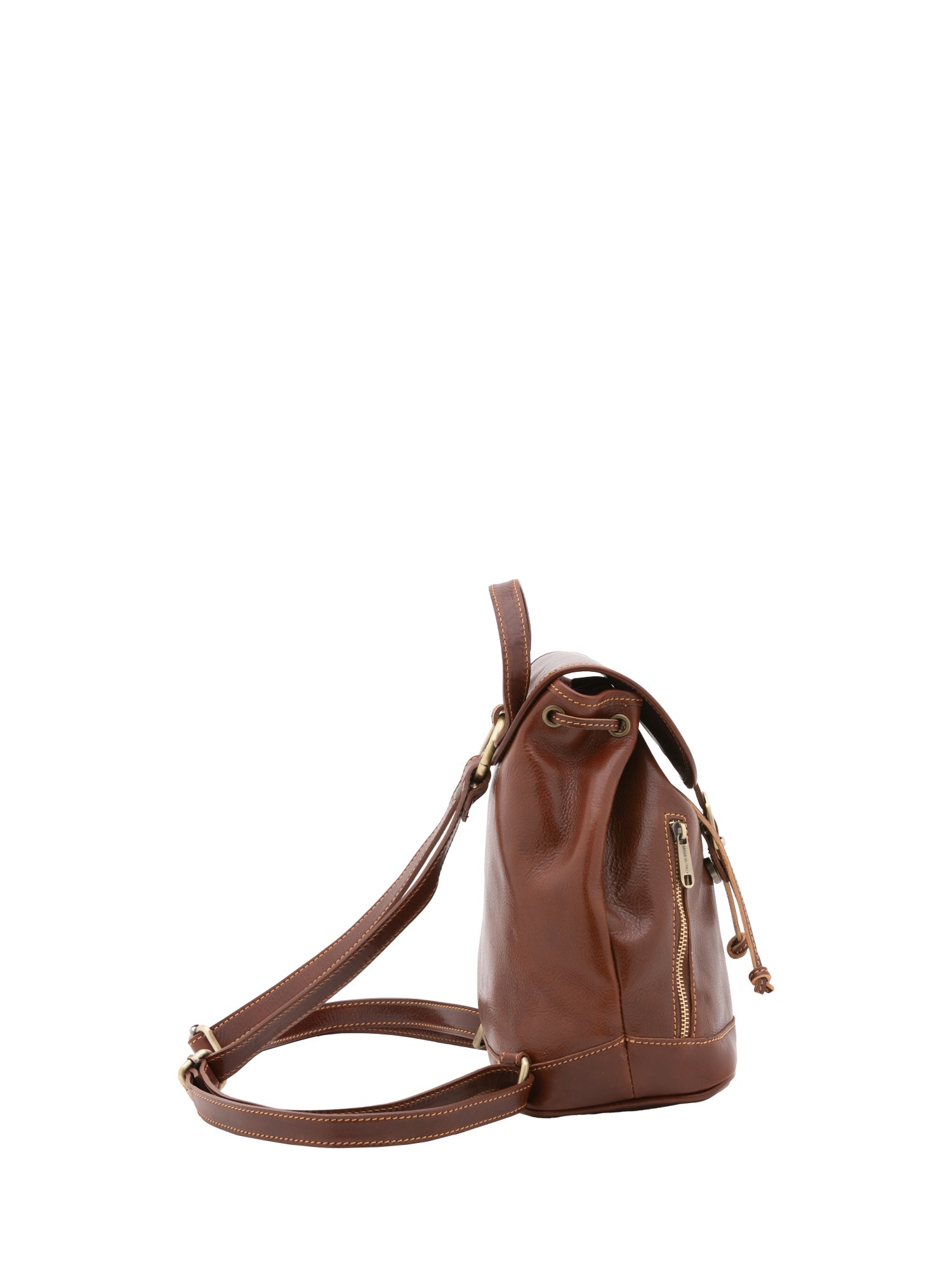 Shoulder Bag I Fratelli Women Genuine leather -Verde Marrone