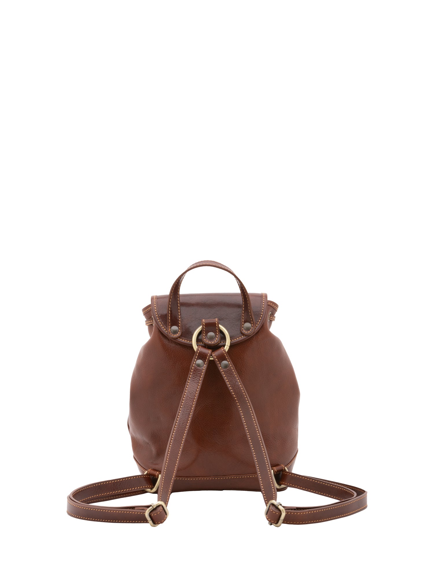 Shoulder Bag I Fratelli Women Genuine leather -Verde Marrone