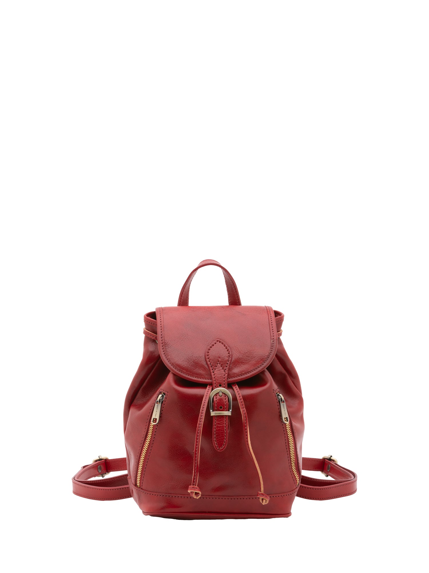 Shoulder Bag I Fratelli Women Genuine leather -Verde Rosso