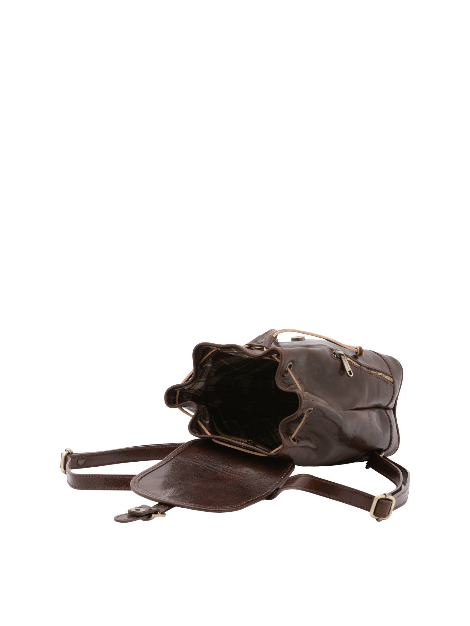 Shoulder Bag I Fratelli Women Genuine leather -Verde Testa di moro