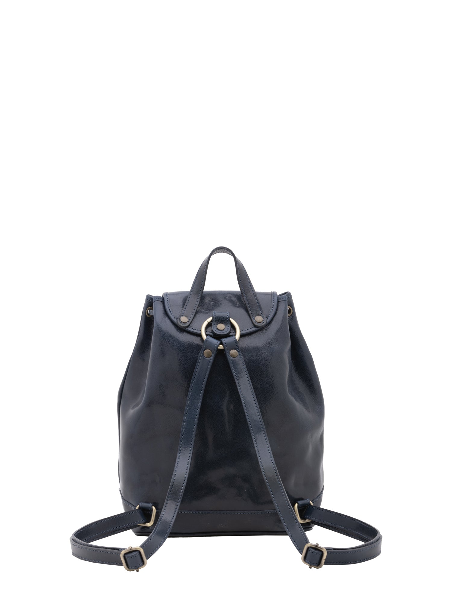 Shoulder Bag I Fratelli Women Genuine leather -Nero Blu