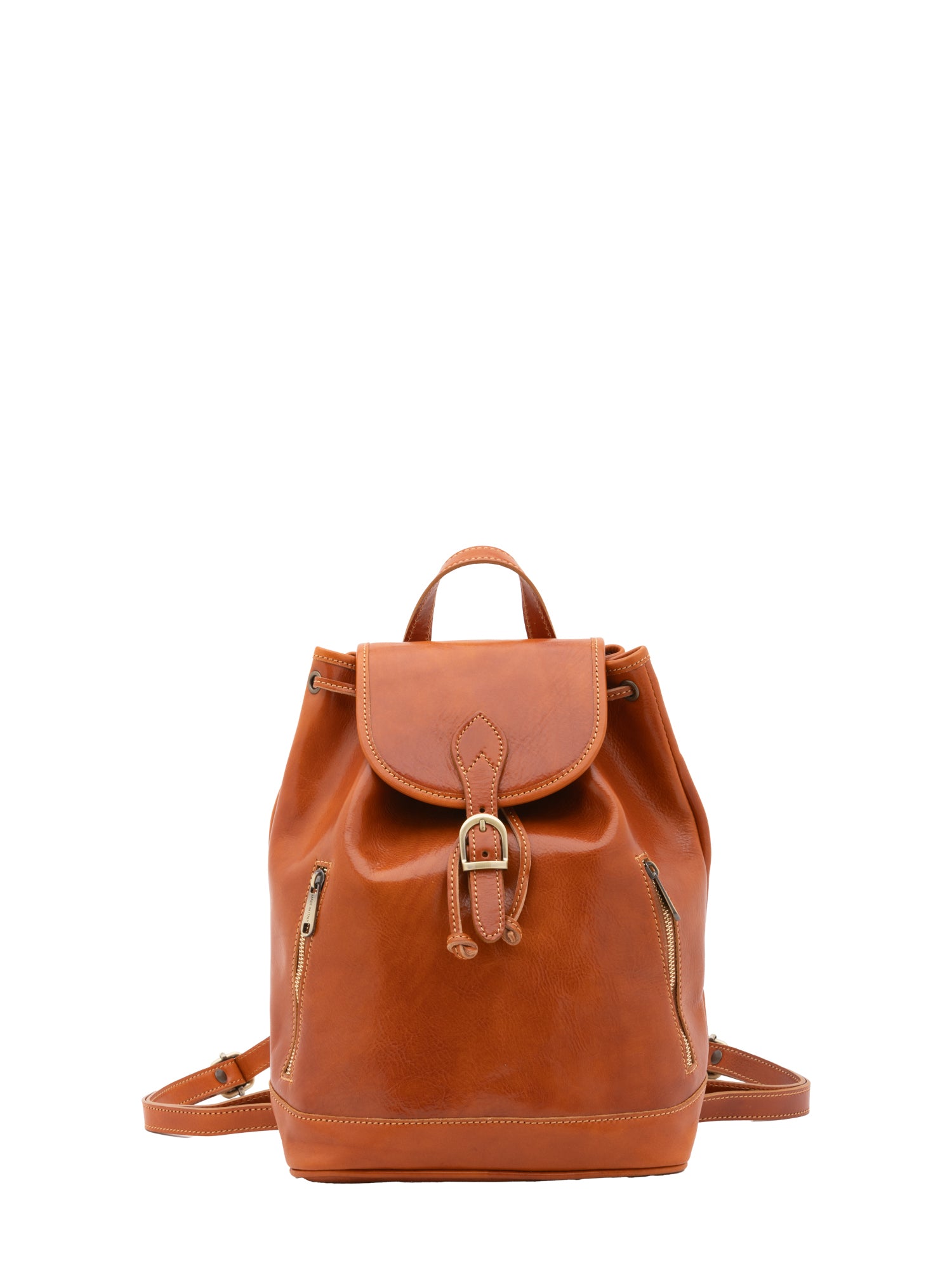Shoulder Bag I Fratelli Women Genuine leather -Nero Cognac